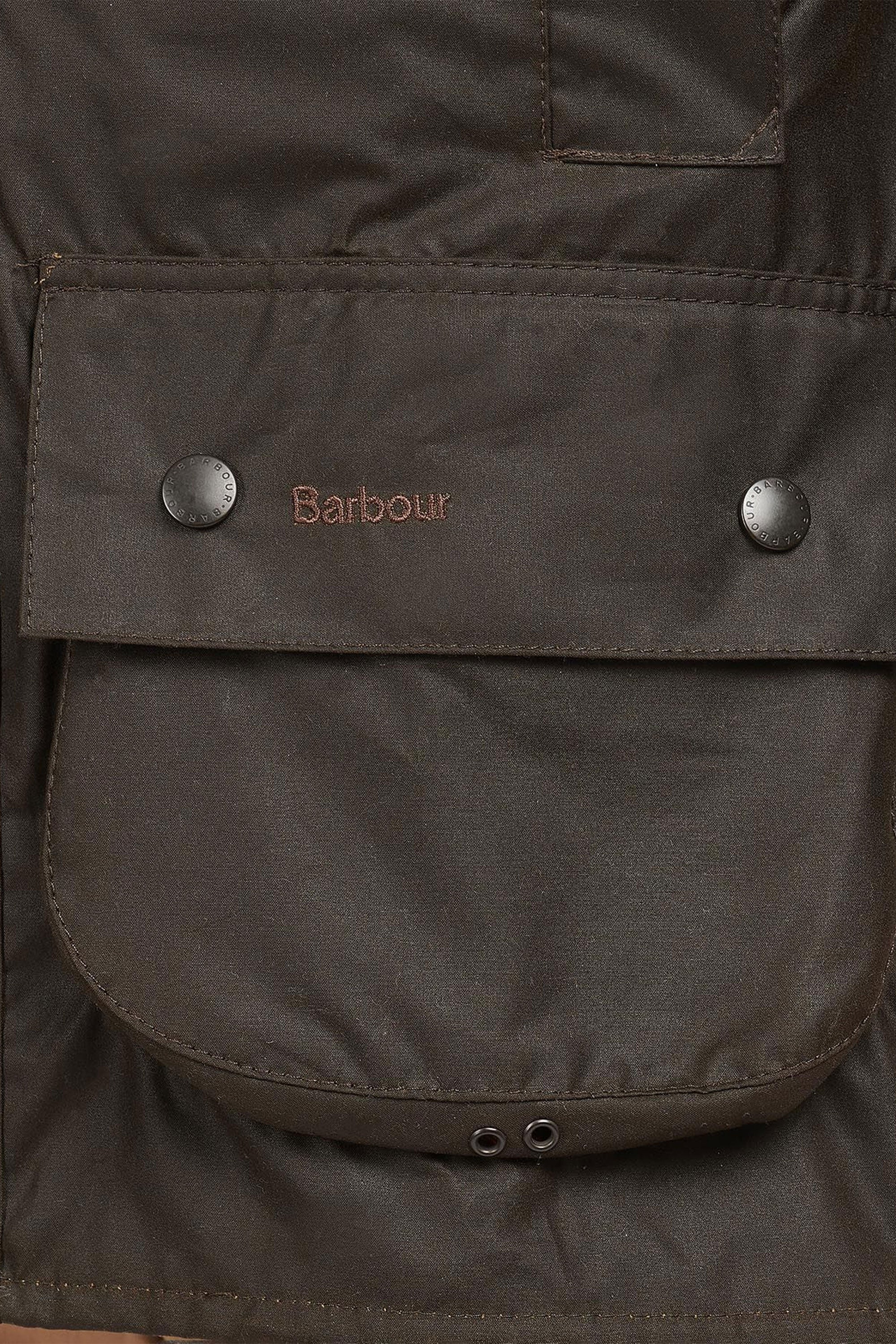 Barbour Classic Beaufort Wax Jacket Olive - Image 5