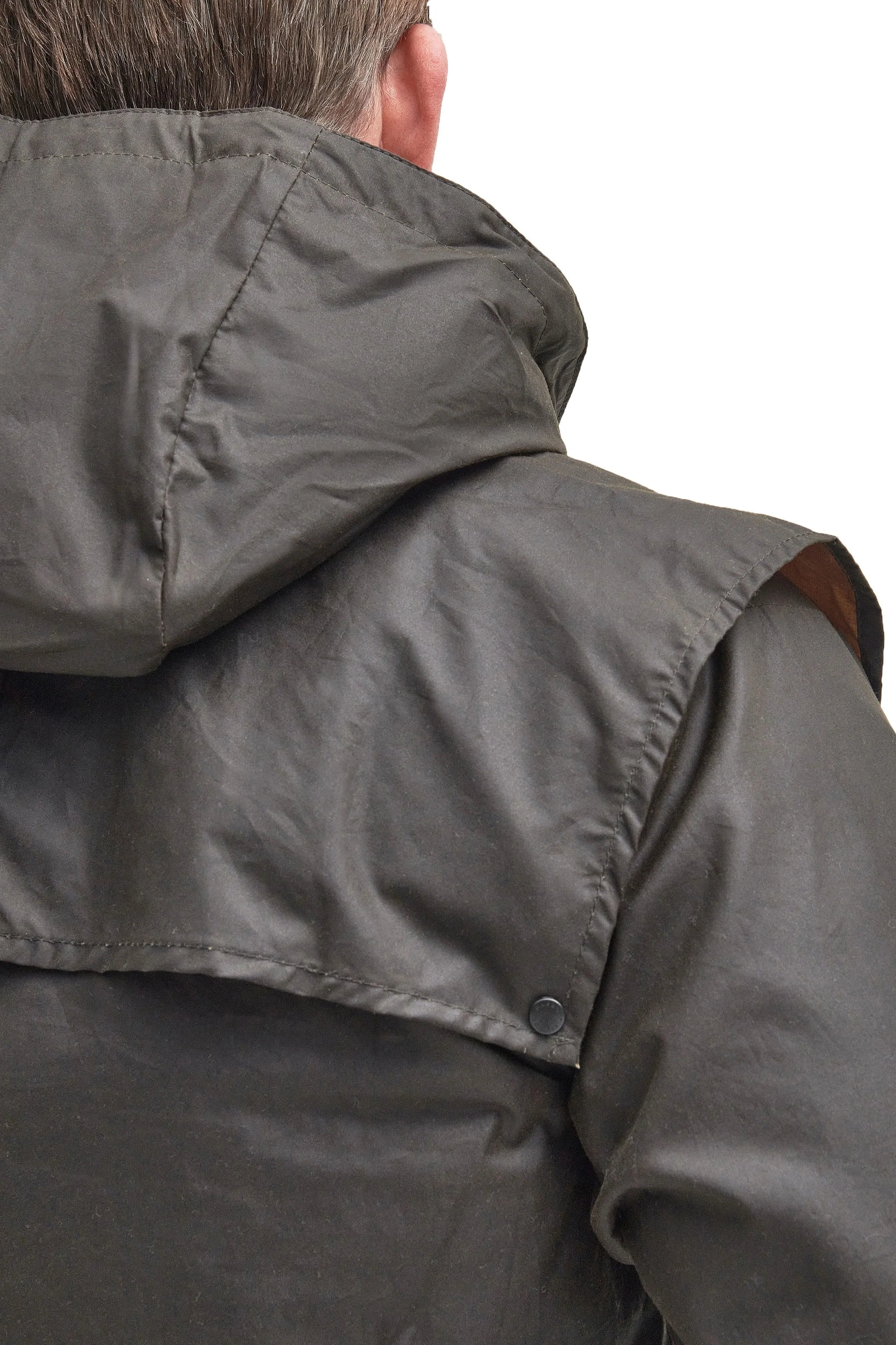 Barbour Classic Durham Jacket Olive - Image 6