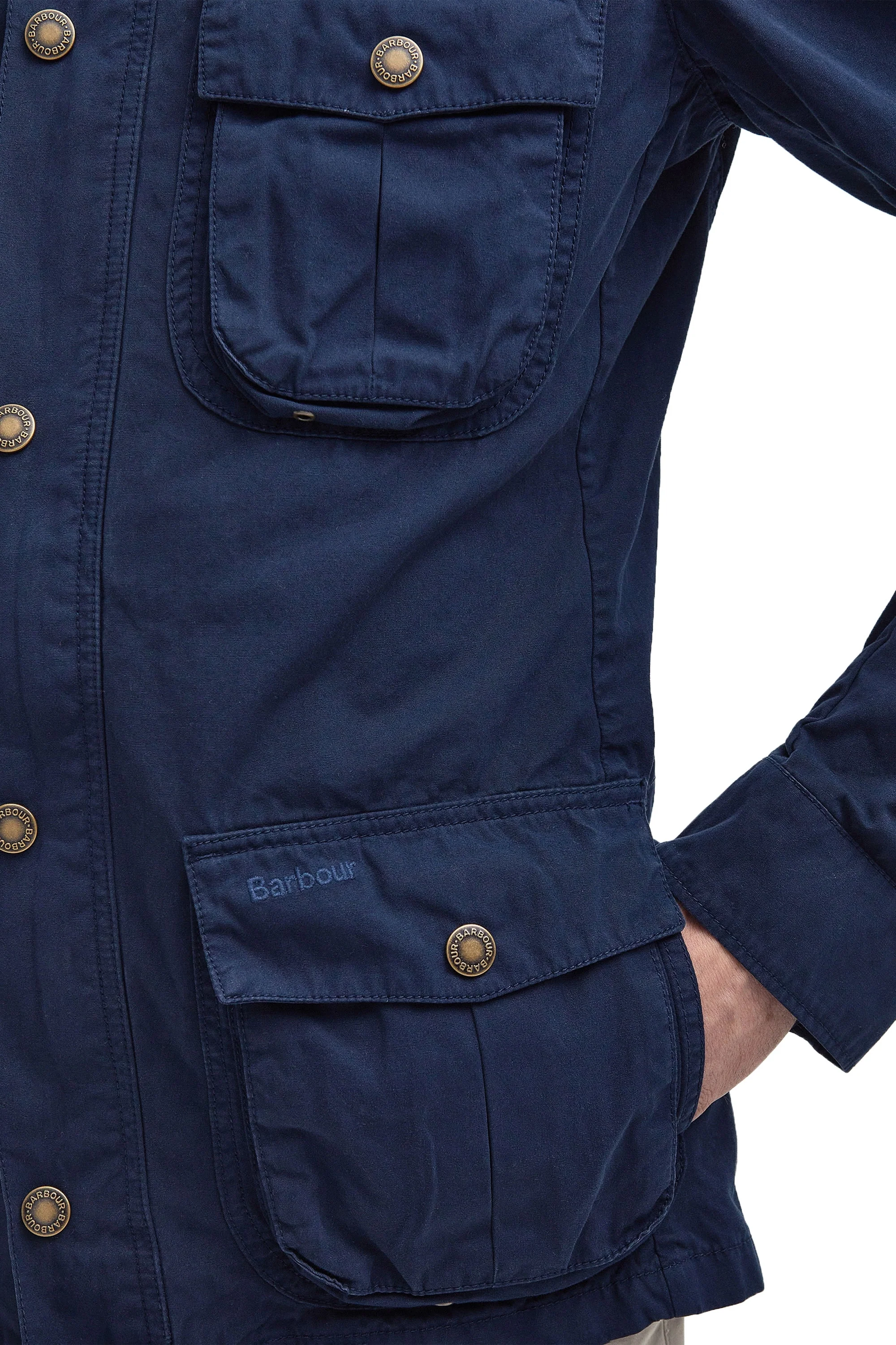 Barbour Corbridge Casual Jacket Navy - Image 3