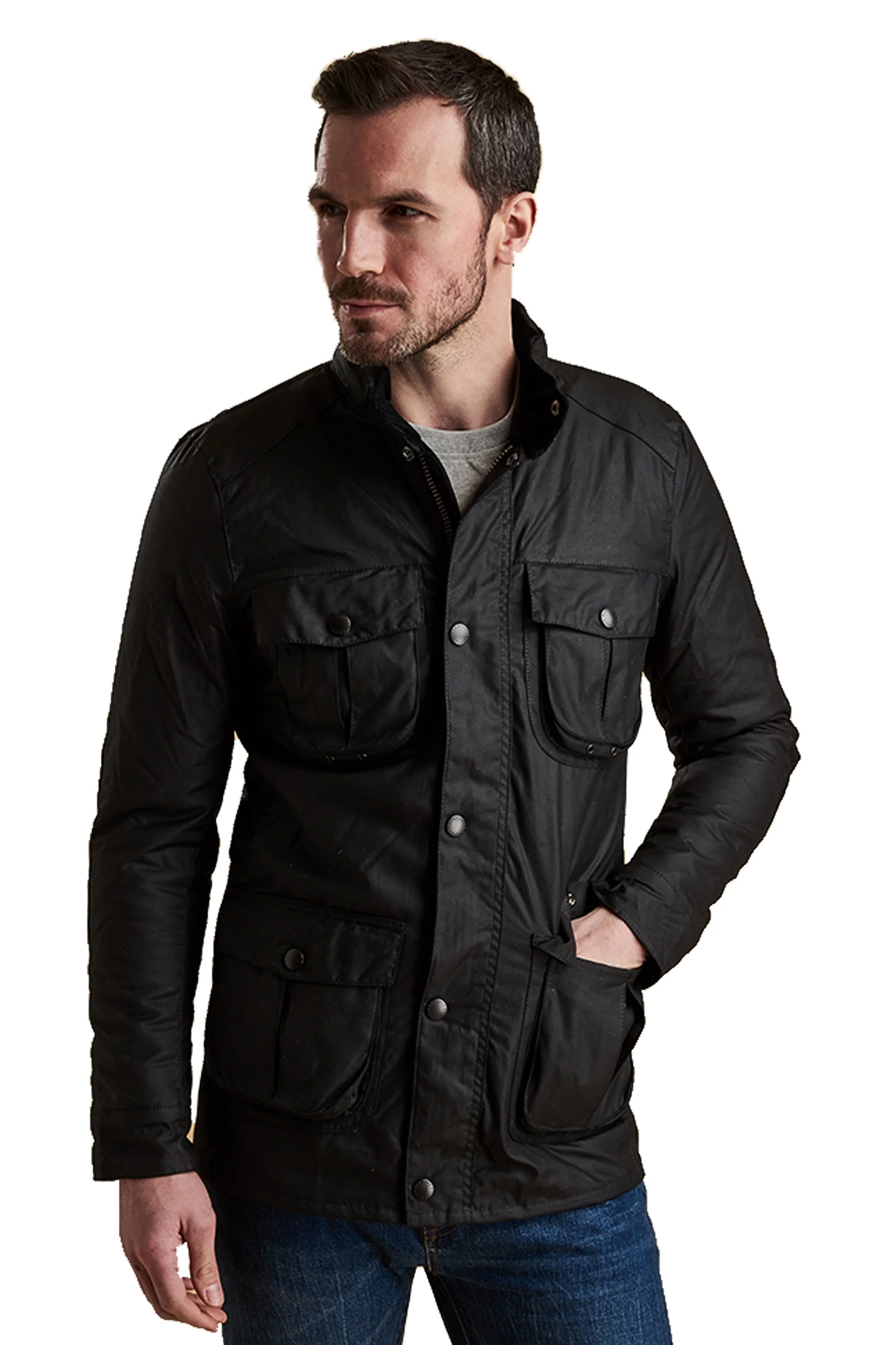 Barbour Corbridge Jacket Black - Image 2