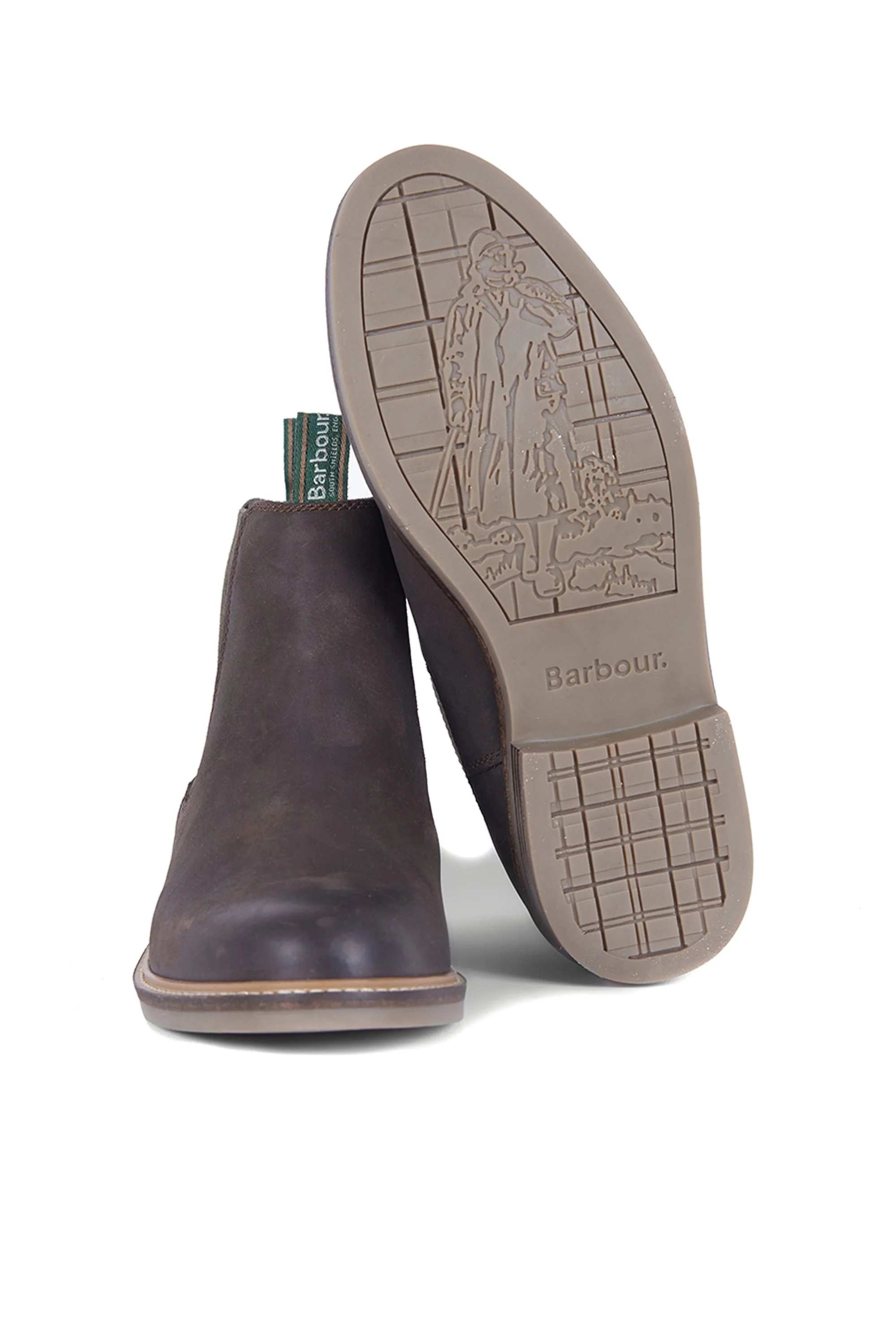 Barbour Farsley Chelsea Boots Chocolate Brown - Image 4