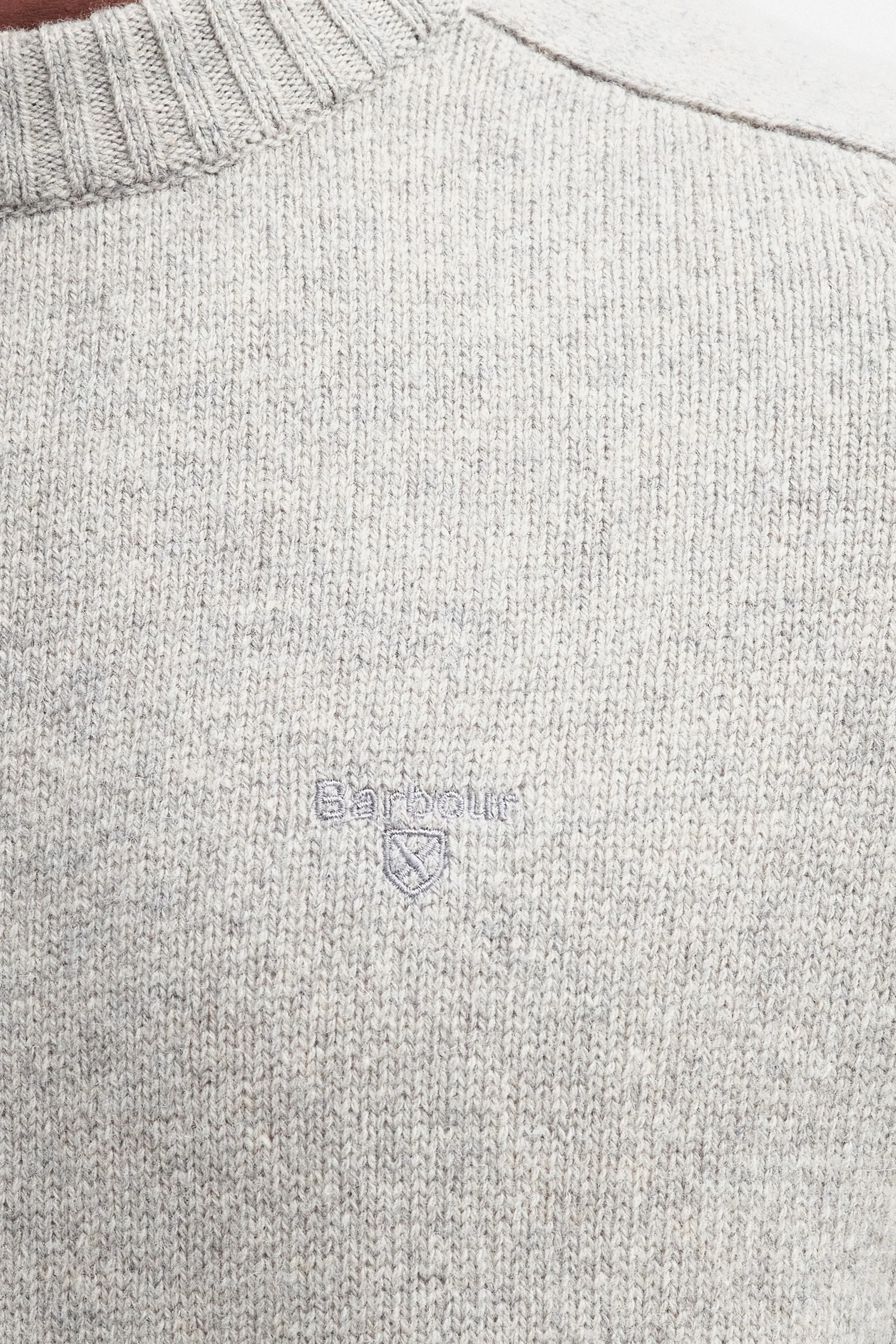 Barbour Grangetown Crew Neck Grey - Image 3