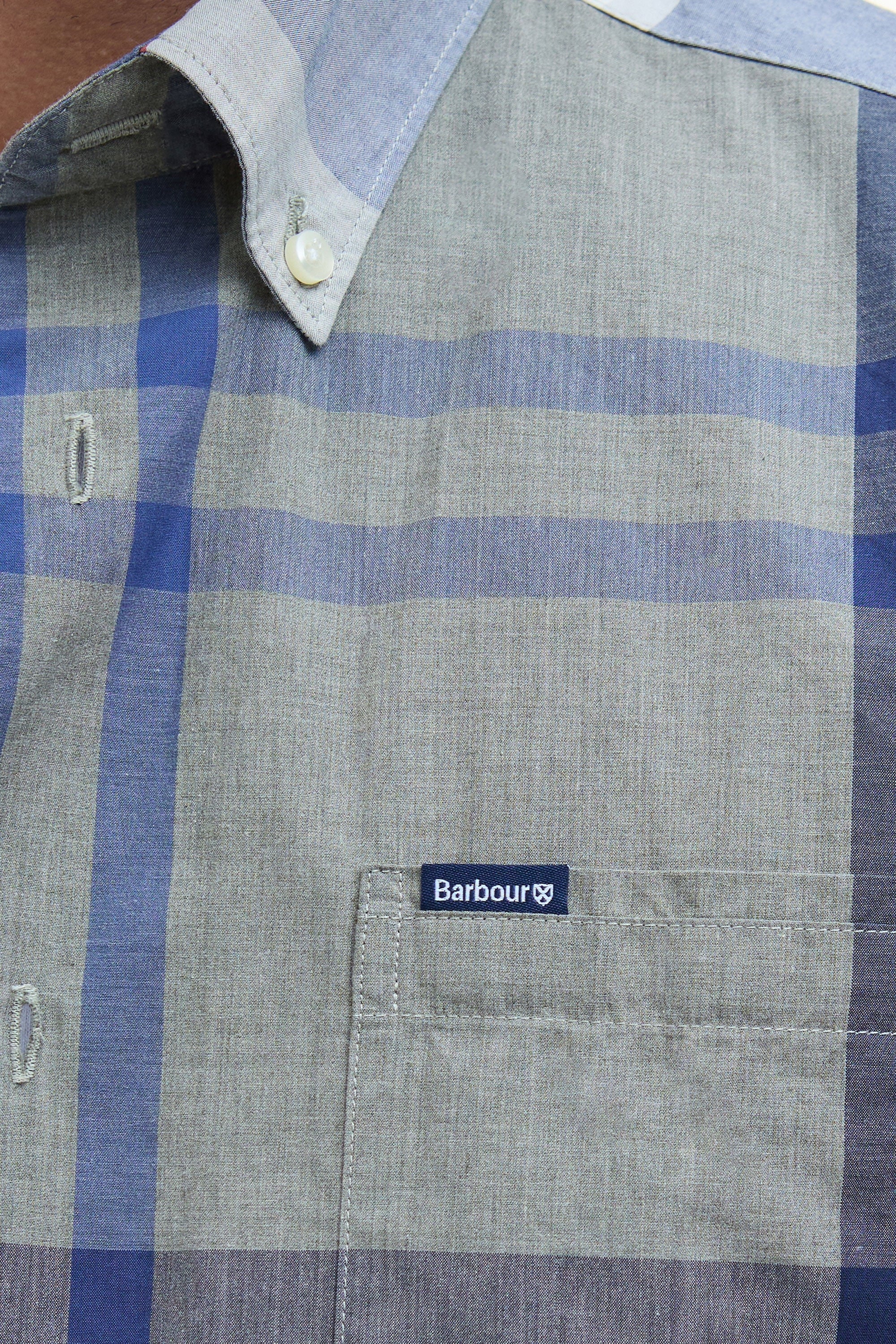 Barbour Harris Shirt Bleached Tartan - Image 2