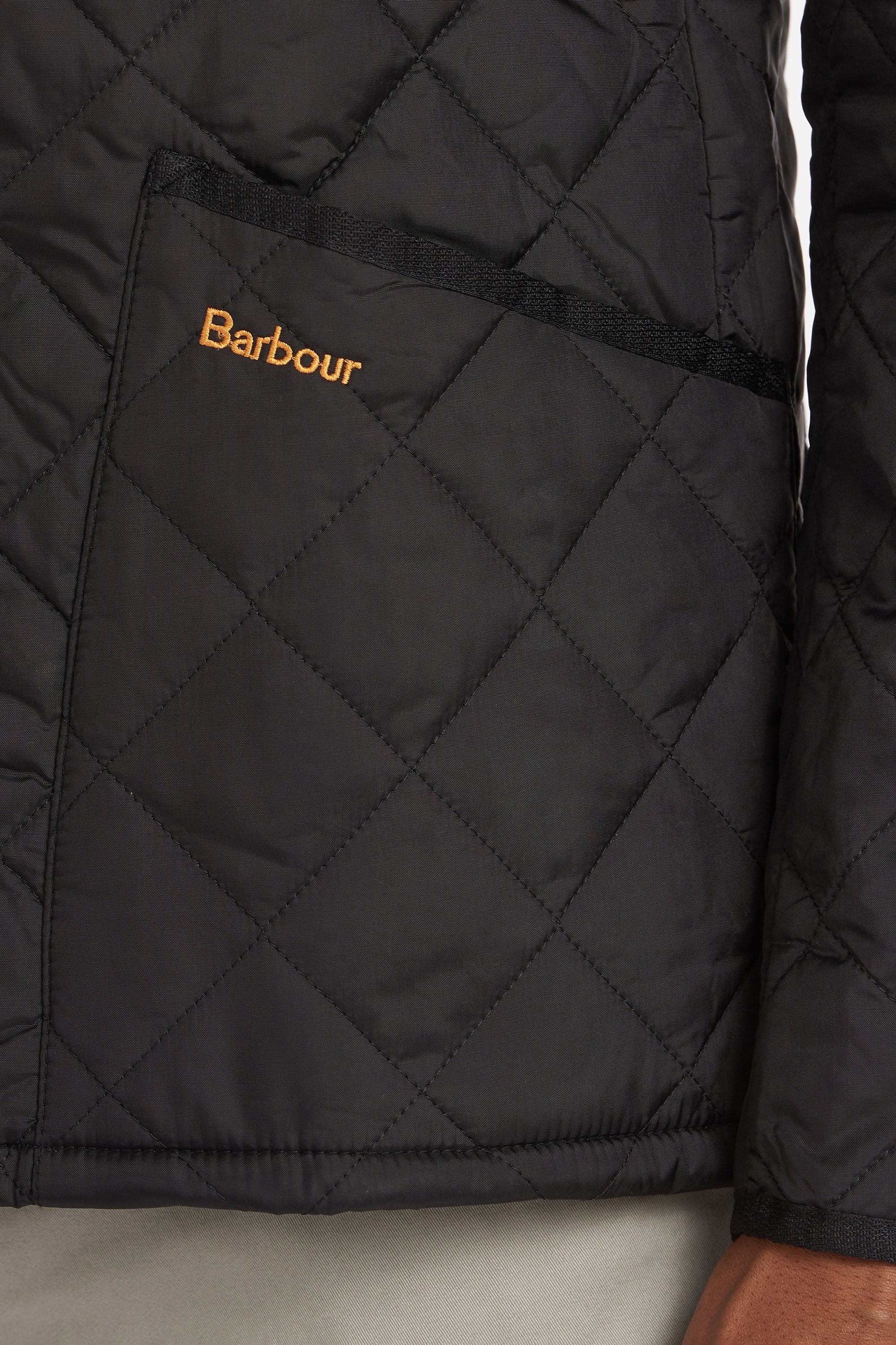 Barbour Heritage Liddesdale Quilted Jacket Black - Image 4