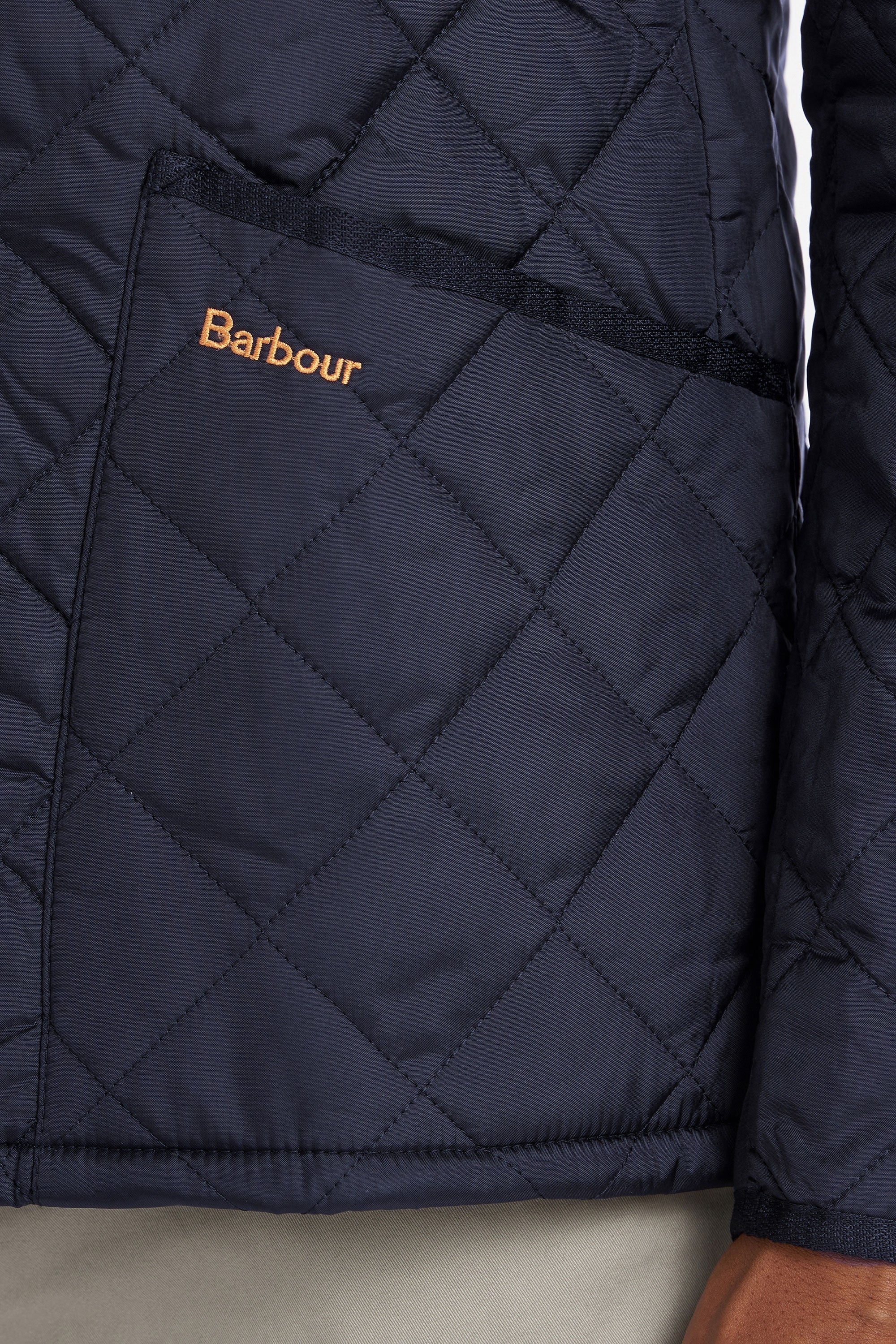 Barbour Heritage Liddesdale Quilted Jacket Navy - Image 4
