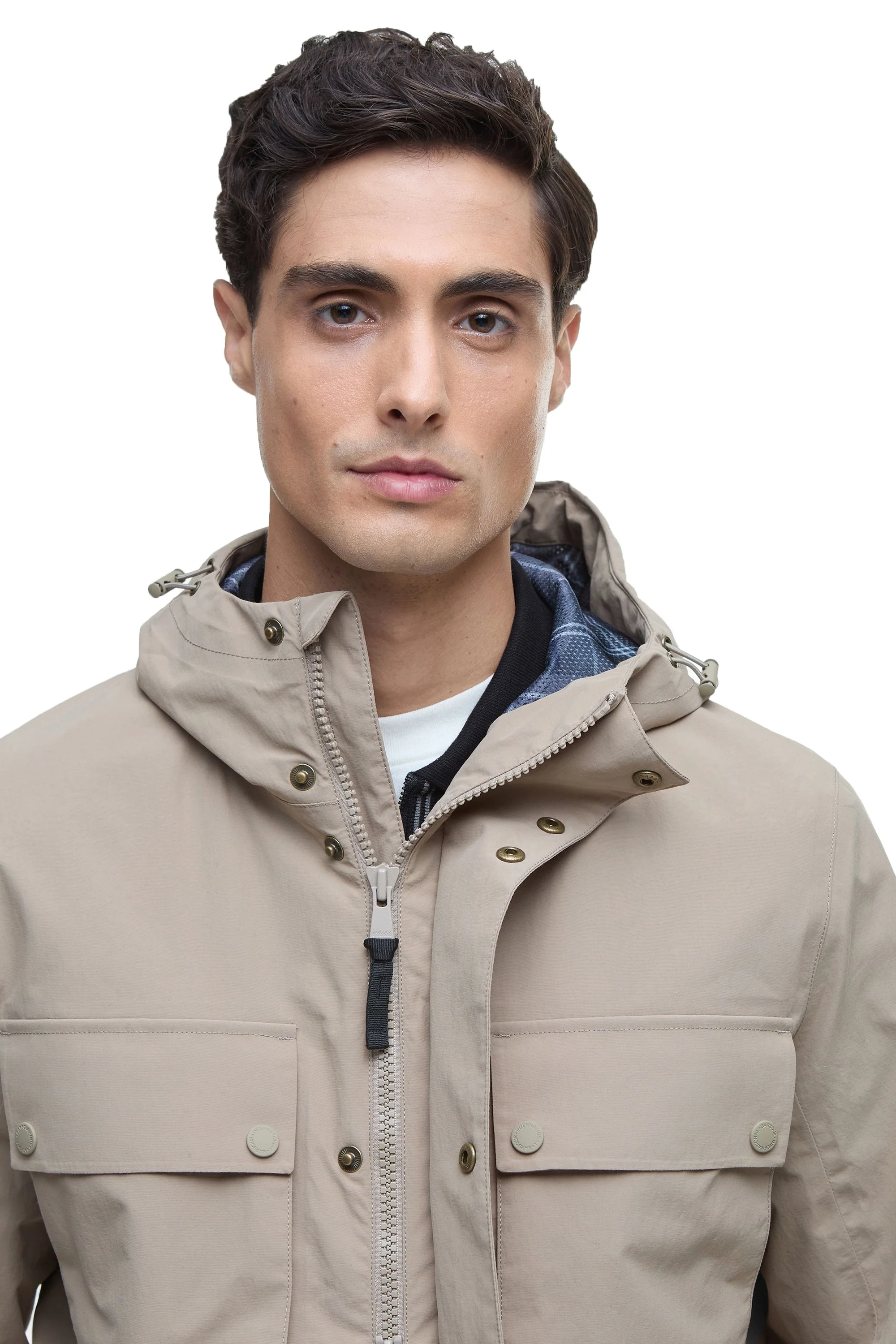 Barbour Int Cliffway Jacket Timberwolf - Image 3