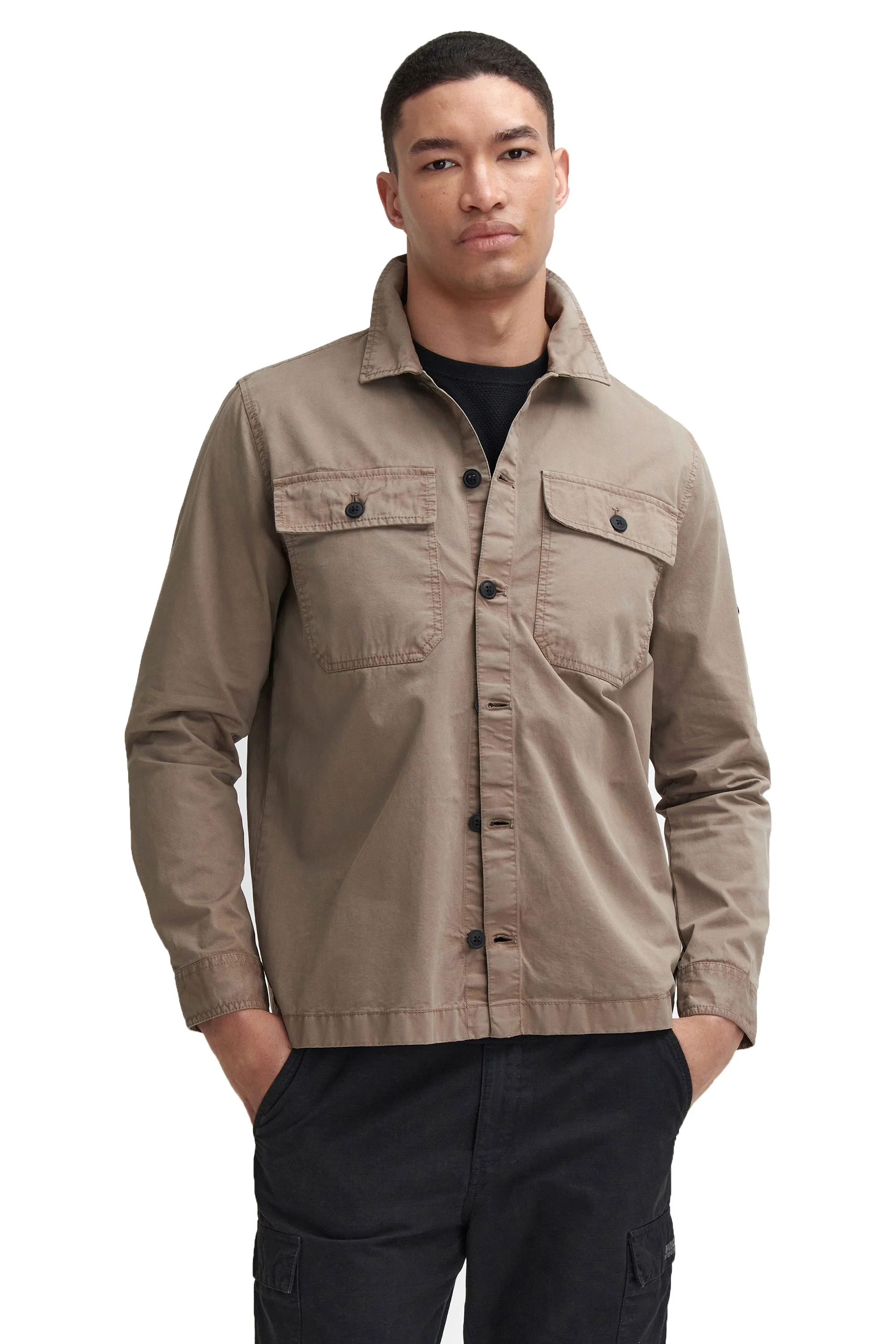 Barbour International Arlo Overshirt Brindle - Image 2