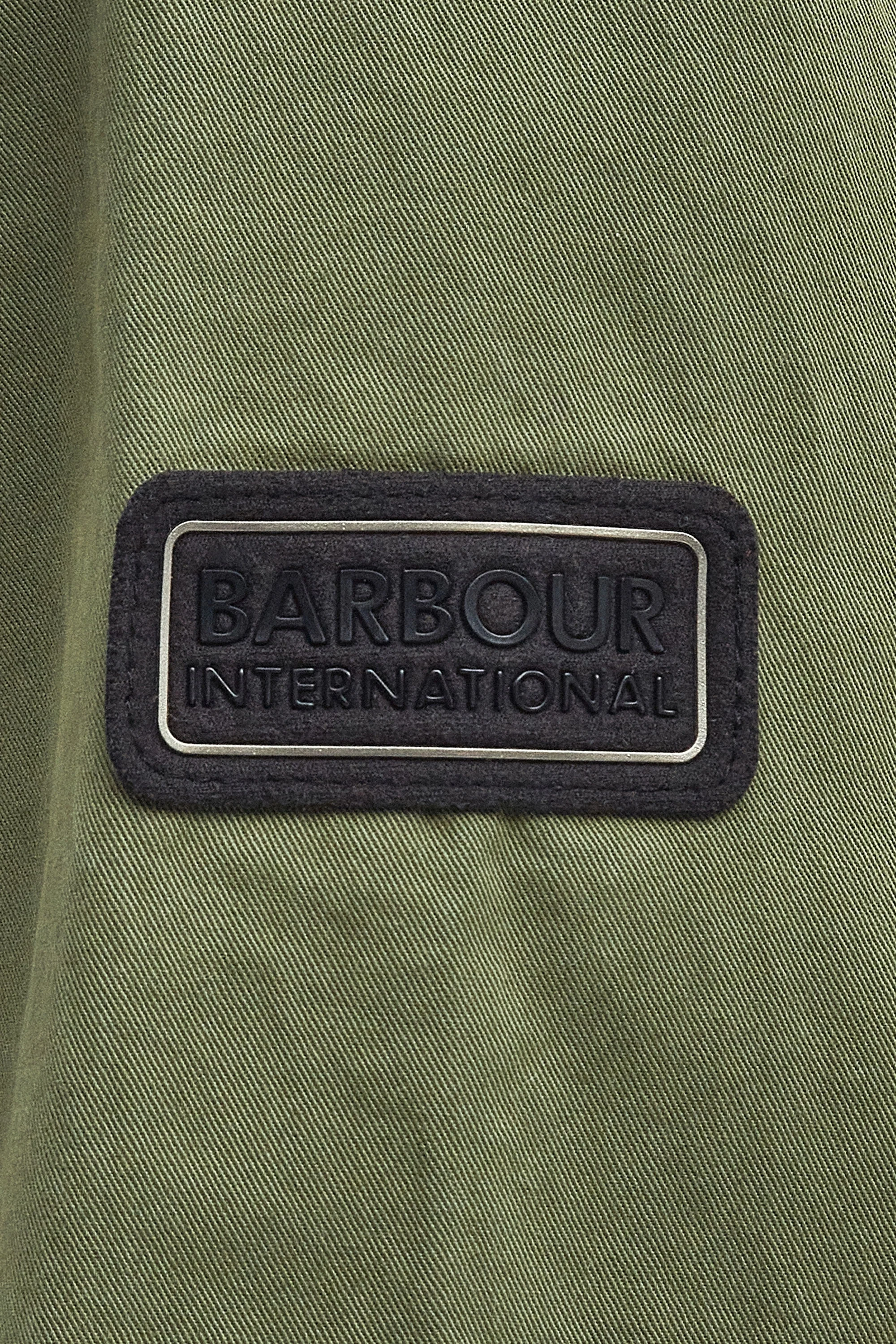 Barbour International Arlo Overshirt Burnt Olive - Image 3