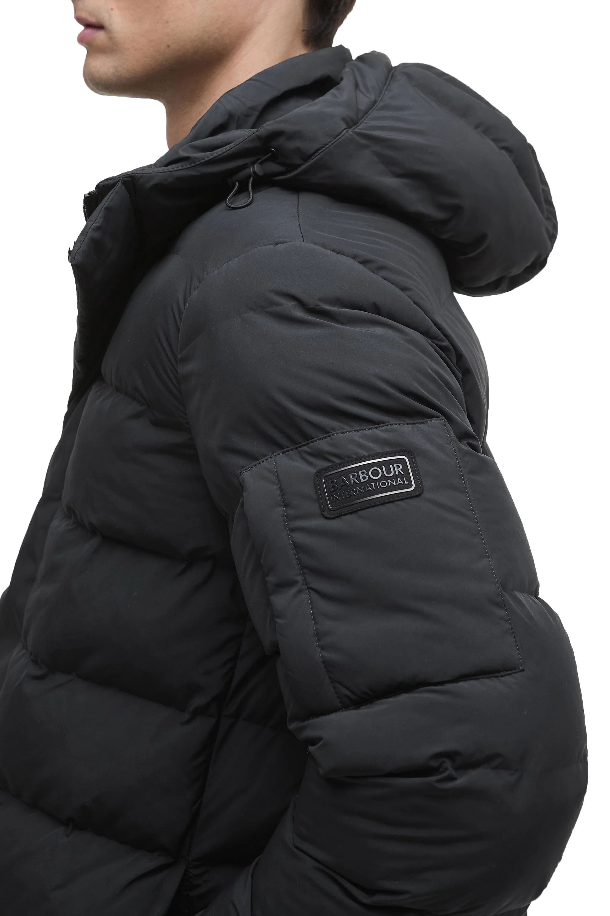 Barbour International Daleson Puffer Black - Image 5