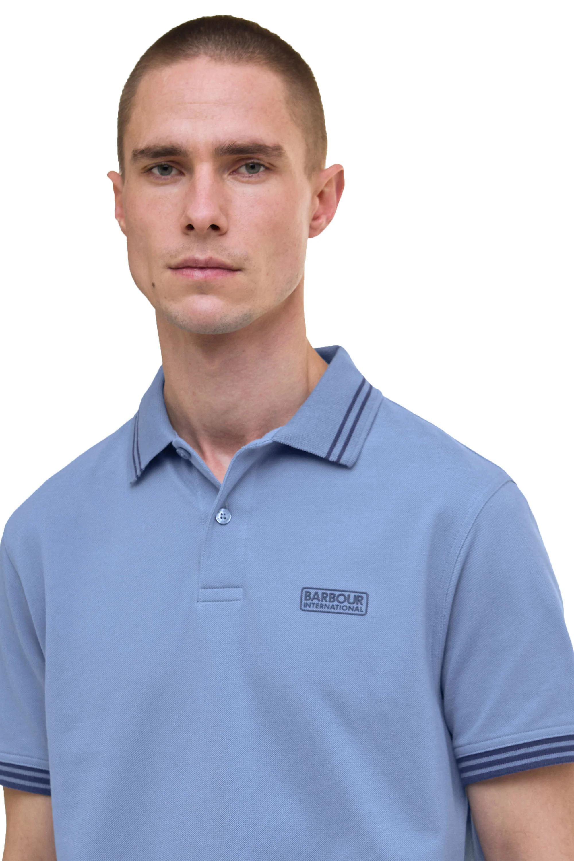 BARBOUR CALIBRATED POLO MANOR BLUE - Image 2