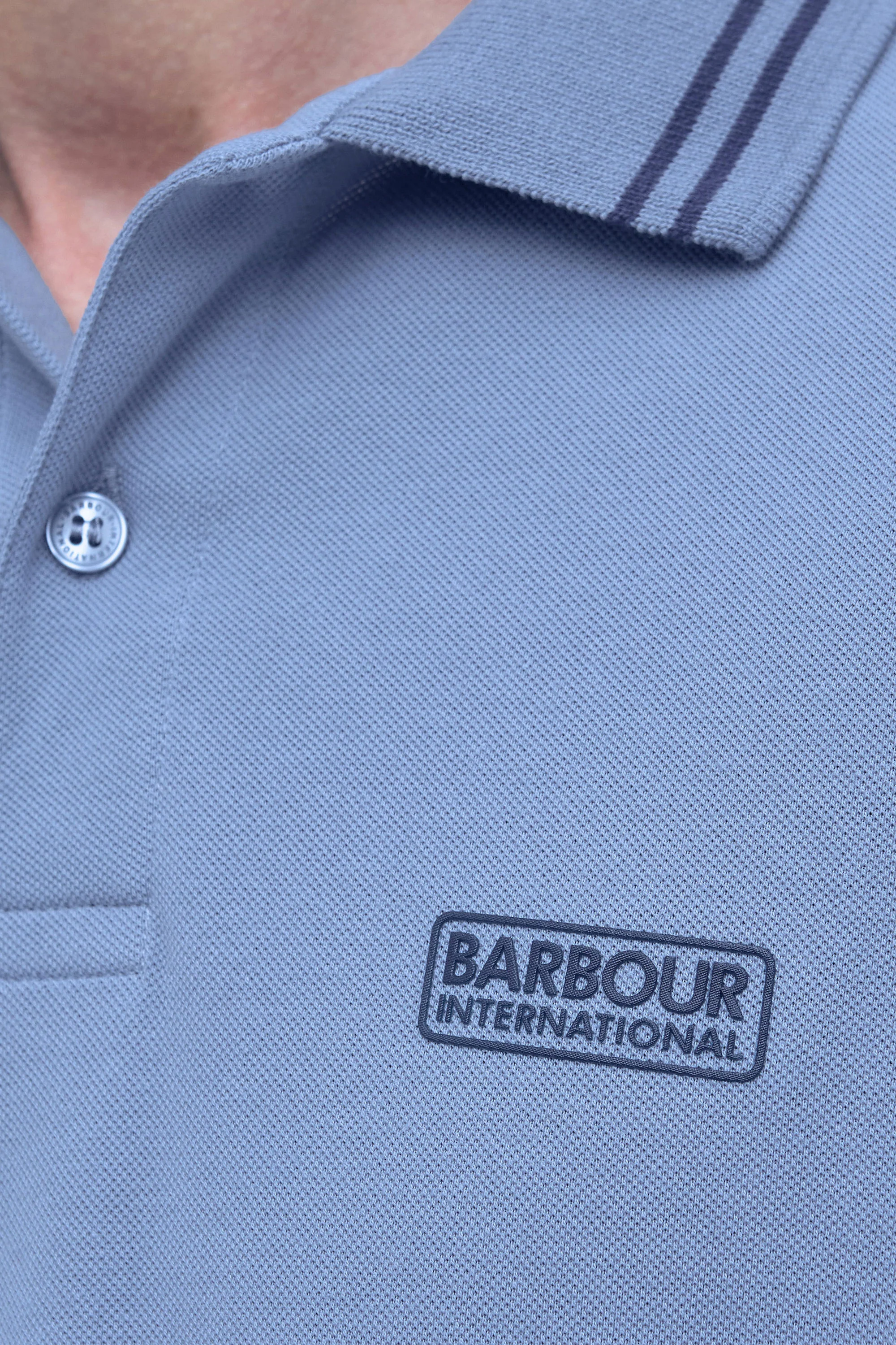 BARBOUR CALIBRATED POLO MANOR BLUE - Image 3