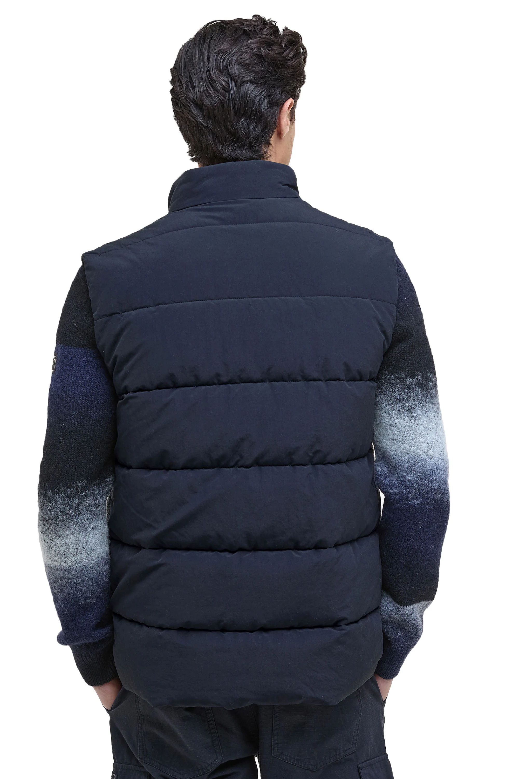 Barbour International Morville Gilet Navy - Image 3