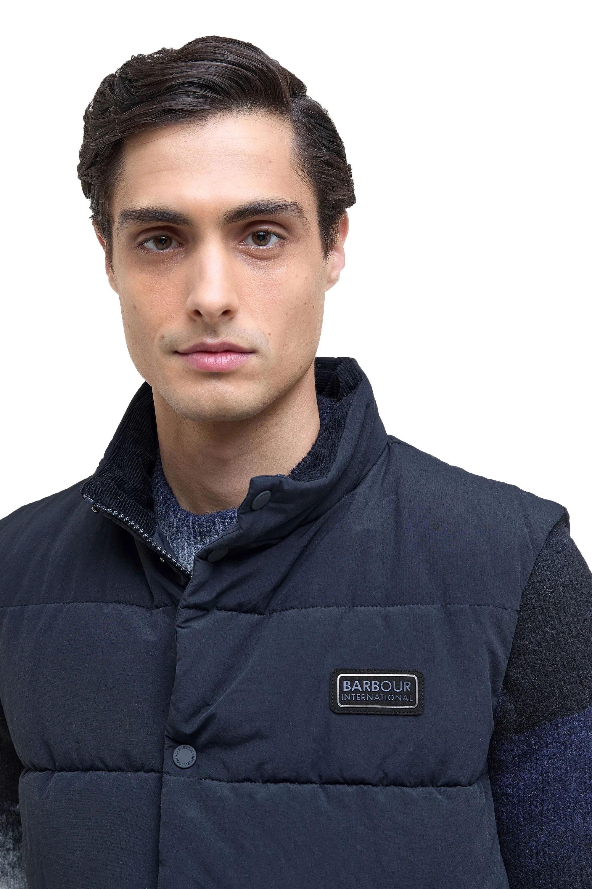 Barbour International Morville Gilet Navy - Image 4