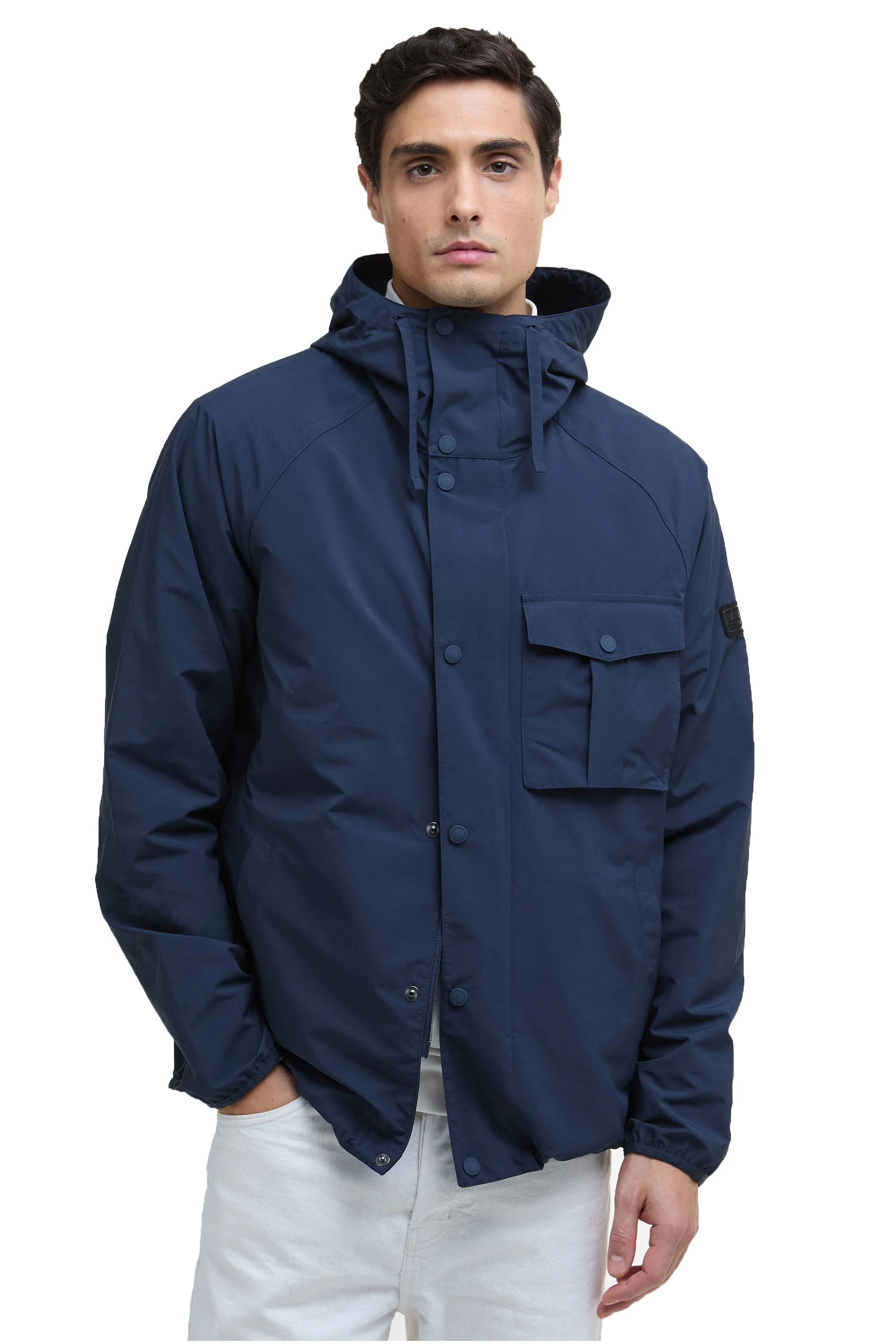Barbour International Ashkirk Showerproof Jacket Navy - Image 2