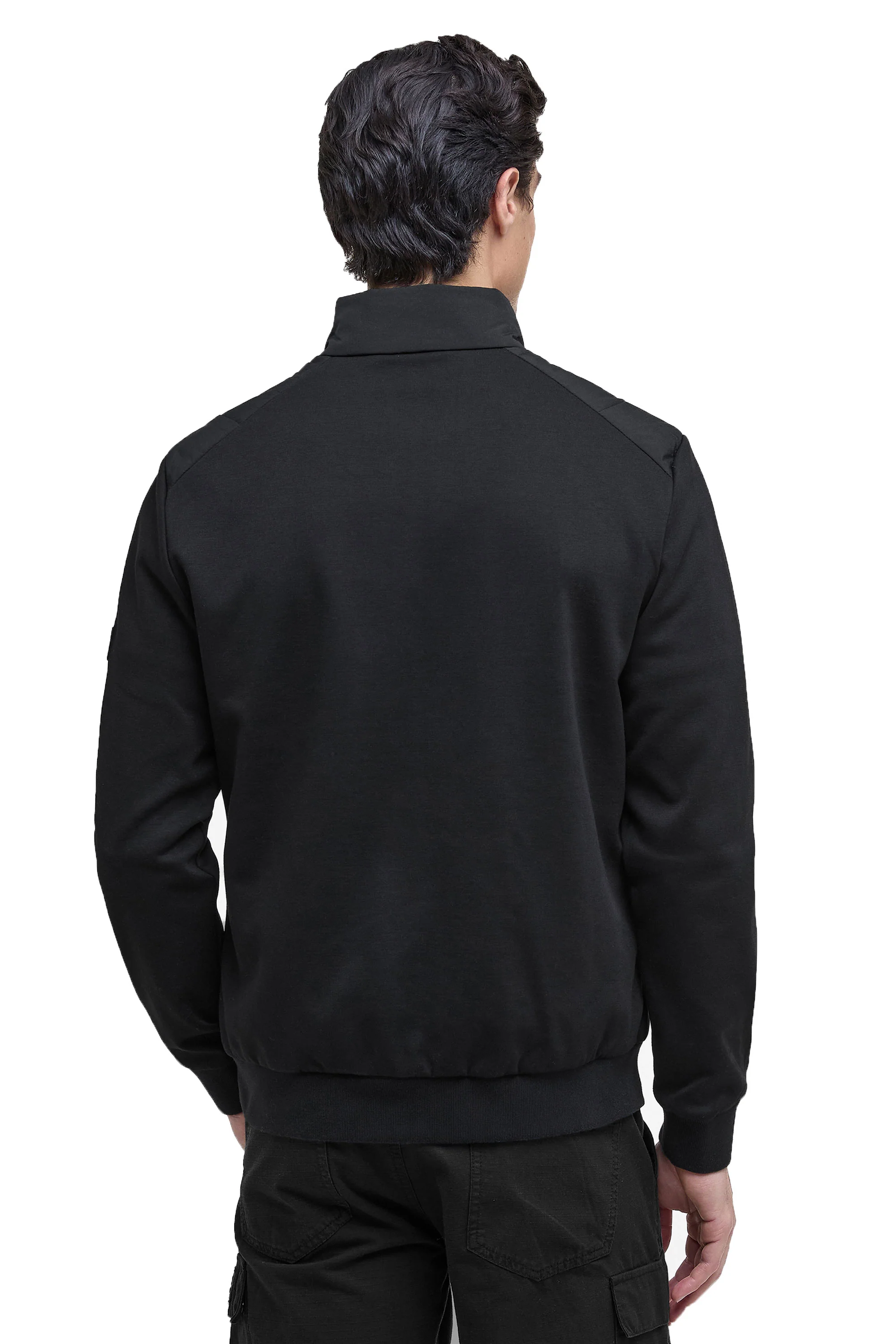 BARBOUR INTERNATIONAL COLLINS QUILTED JACKET BLACK - Image 3