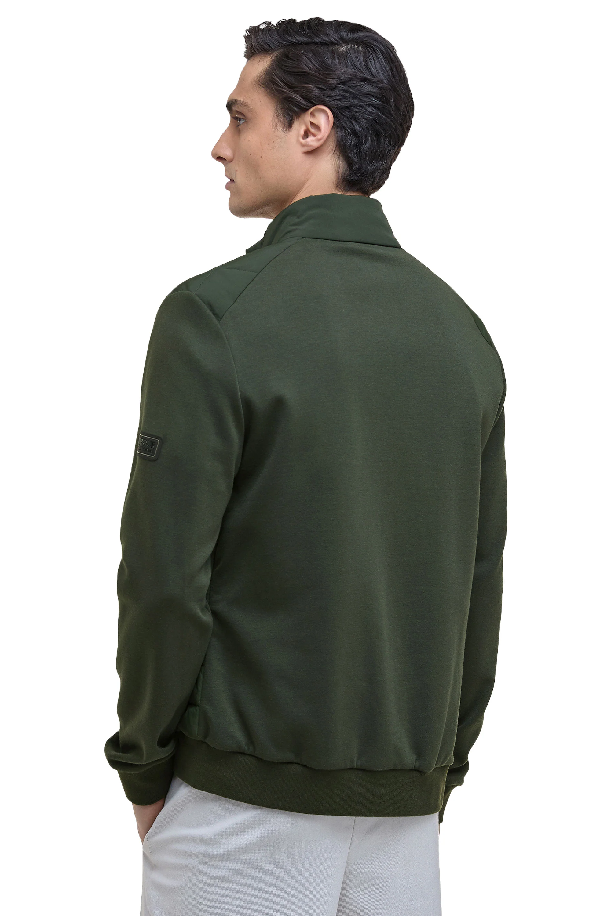 BARBOUR INTERNATIONAL COLLINS QUILTED JACKET SAGE - Image 3