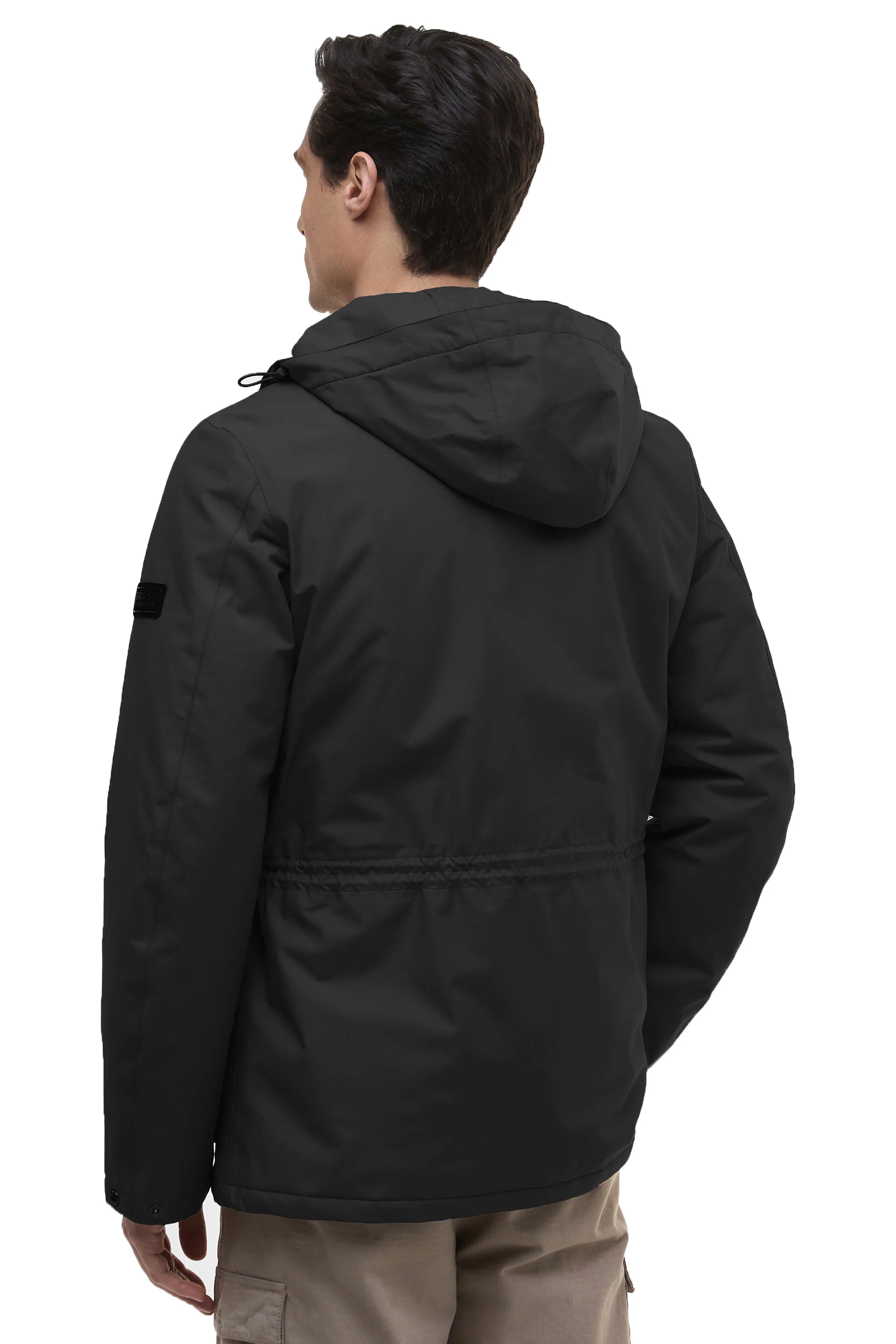 Barbour International Endley Waterproof Jacket Black - Image 3