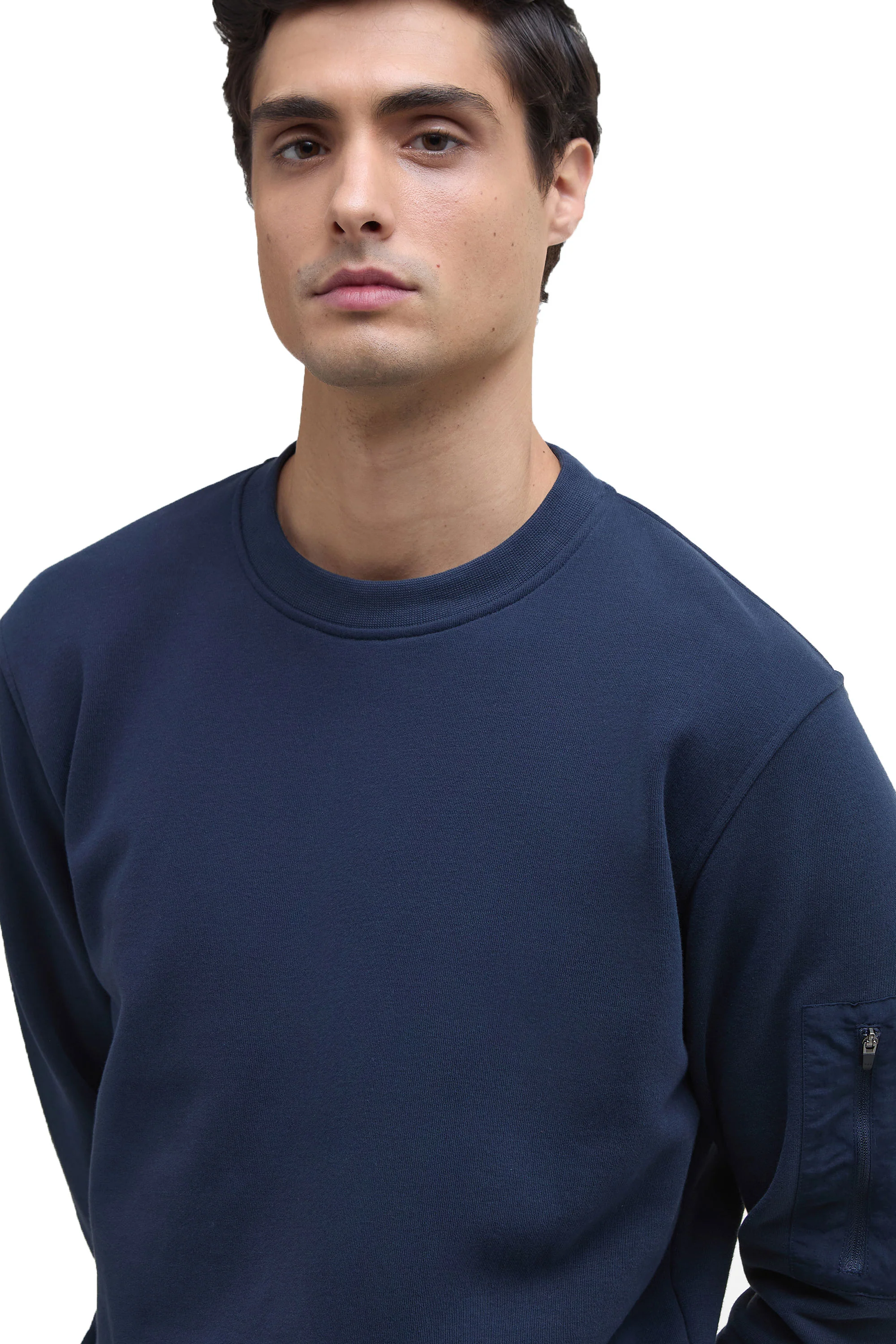 BARBOUR INTERNATIONAL GRIP SWEATSHIRT NAVY - Image 3