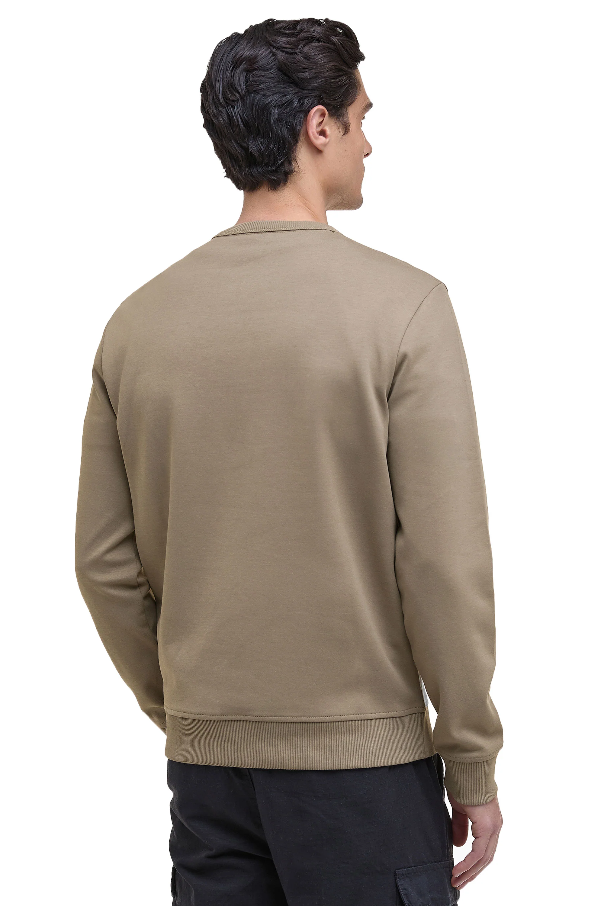 BARBOUR INTERNATIONAL ILFORD INTERLOCK SWEATSHIRT BRINDLE - Image 3