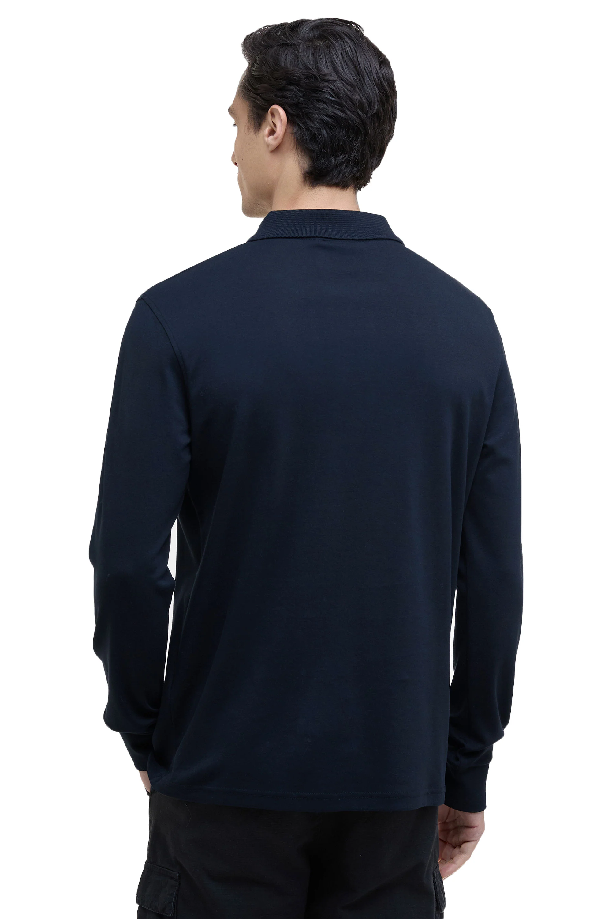 Barbour International Innes Polo Navy - Image 3