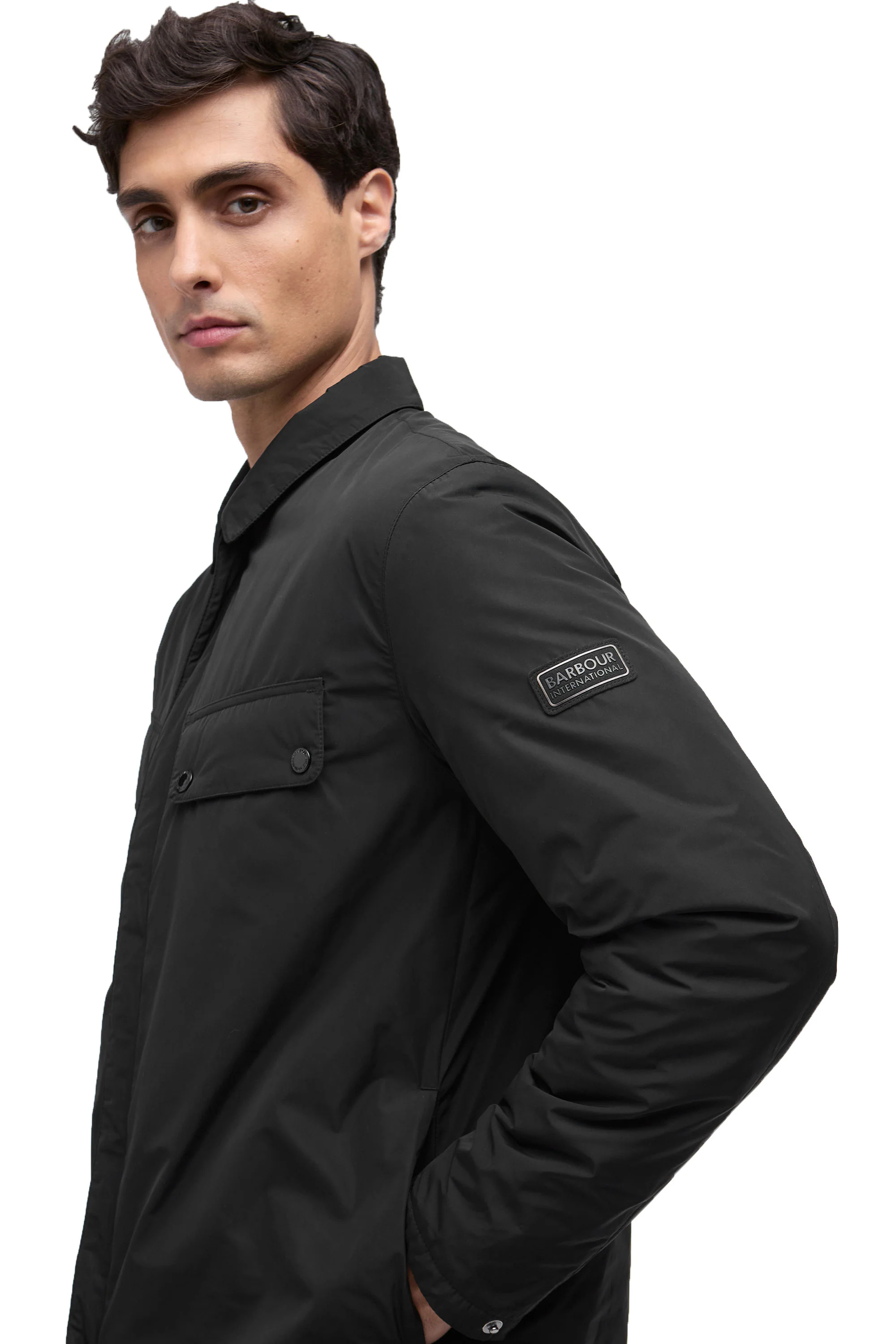 BARBOUR INTERNATIONAL PADDED ARIEL JACKET BLACK - Image 3