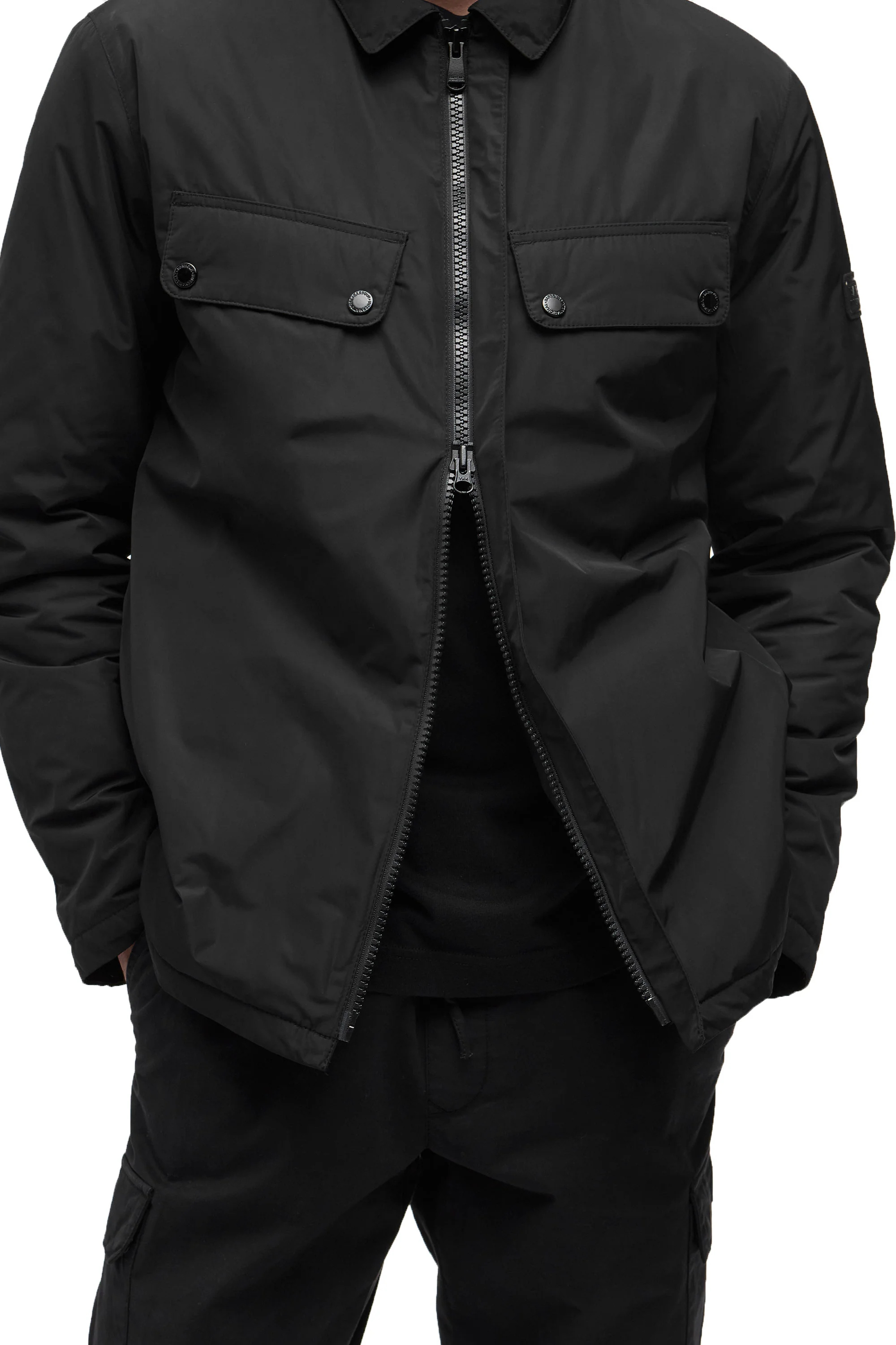BARBOUR INTERNATIONAL PADDED ARIEL JACKET BLACK - Image 4