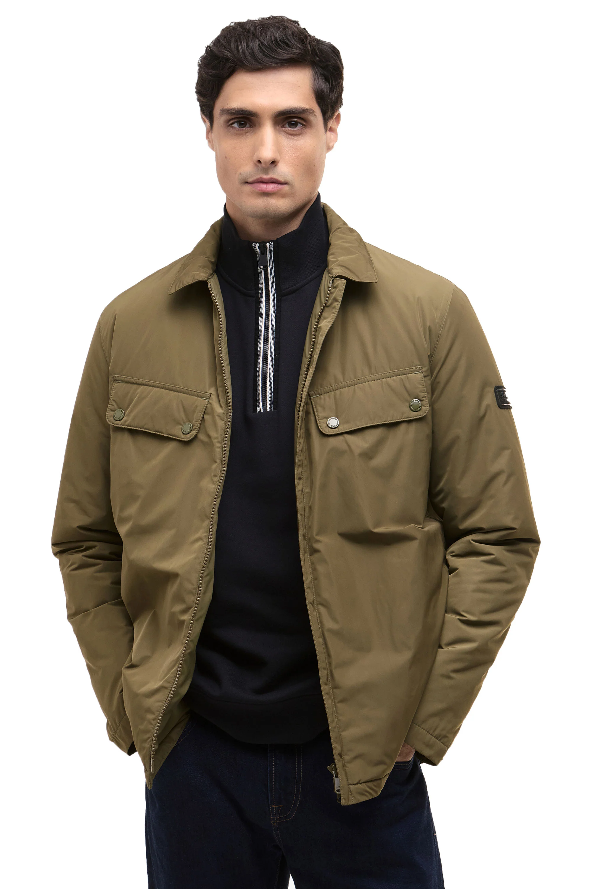 BARBOUR INTERNATIONAL PADDED ARIEL JACKET LIGHT SAGE - Image 2