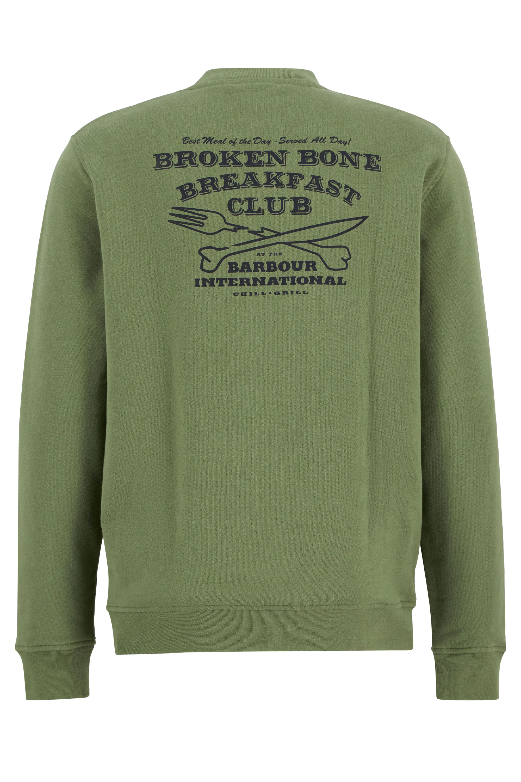 Barbour International STAITHES SWEATSHIRT OLIVINE - Image 2