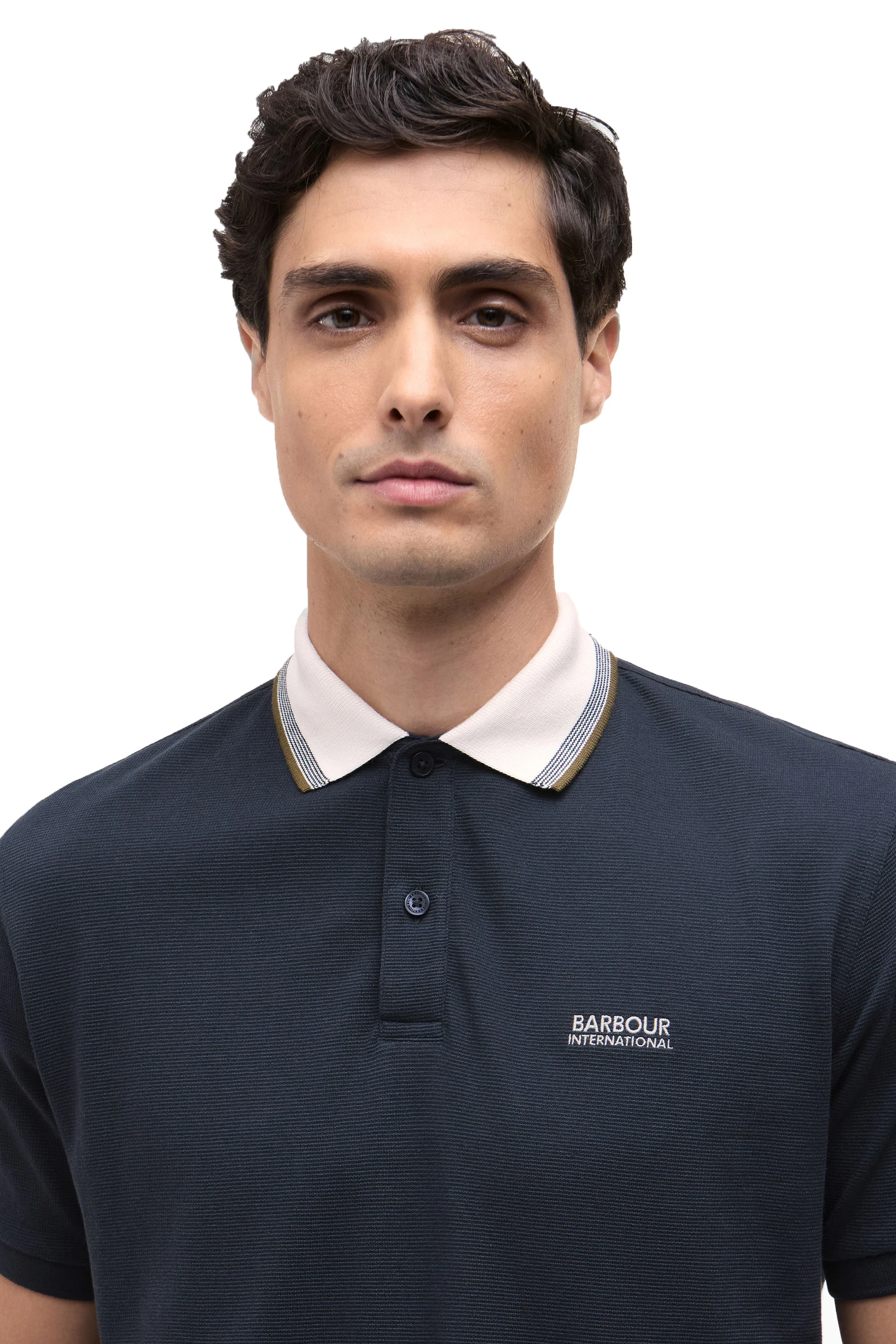 BARBOUR INTERNATIONAL VASE POLO NAVY - Image 3