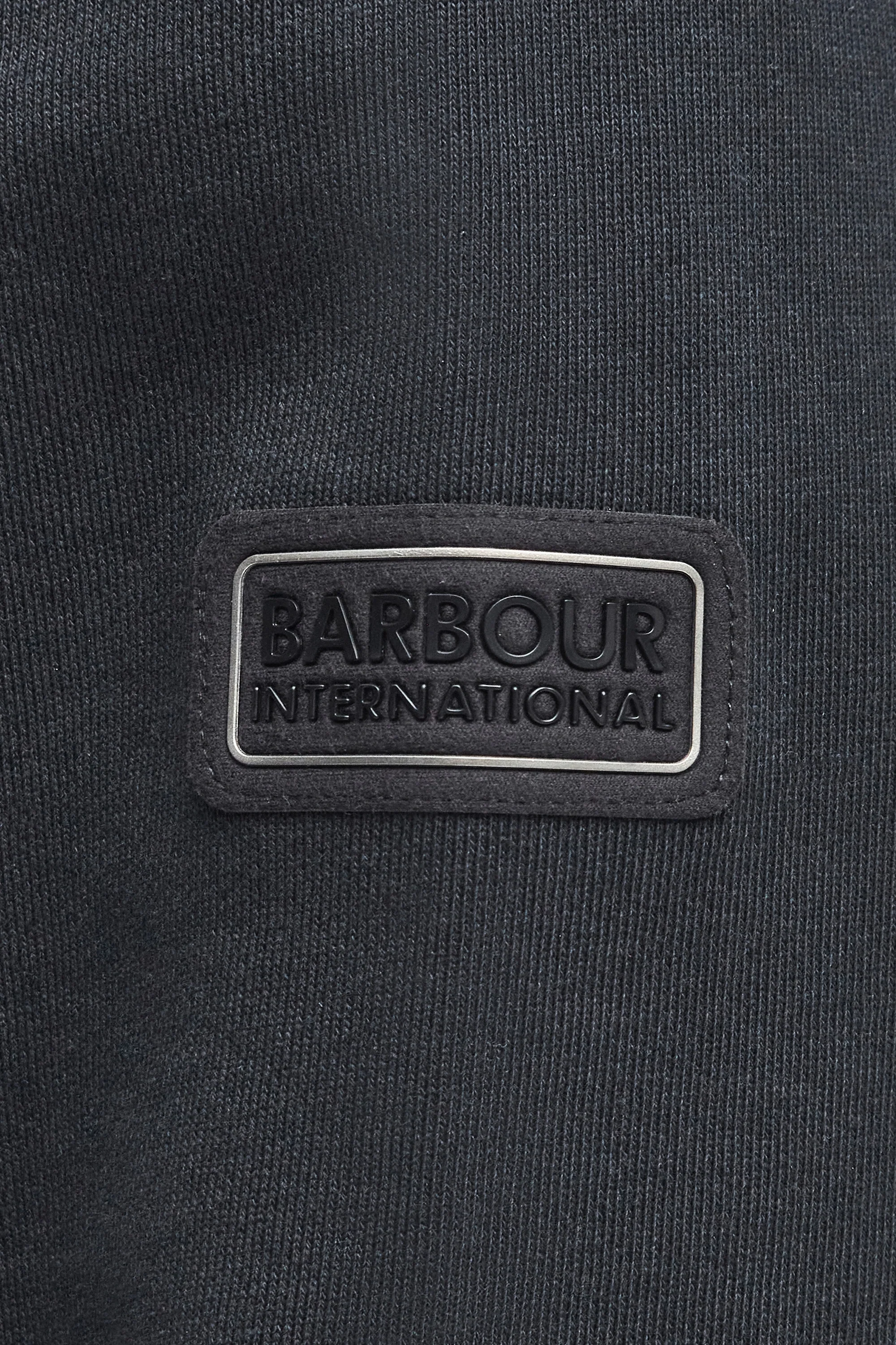 Barbour International Flight Half Zip Black - Image 4