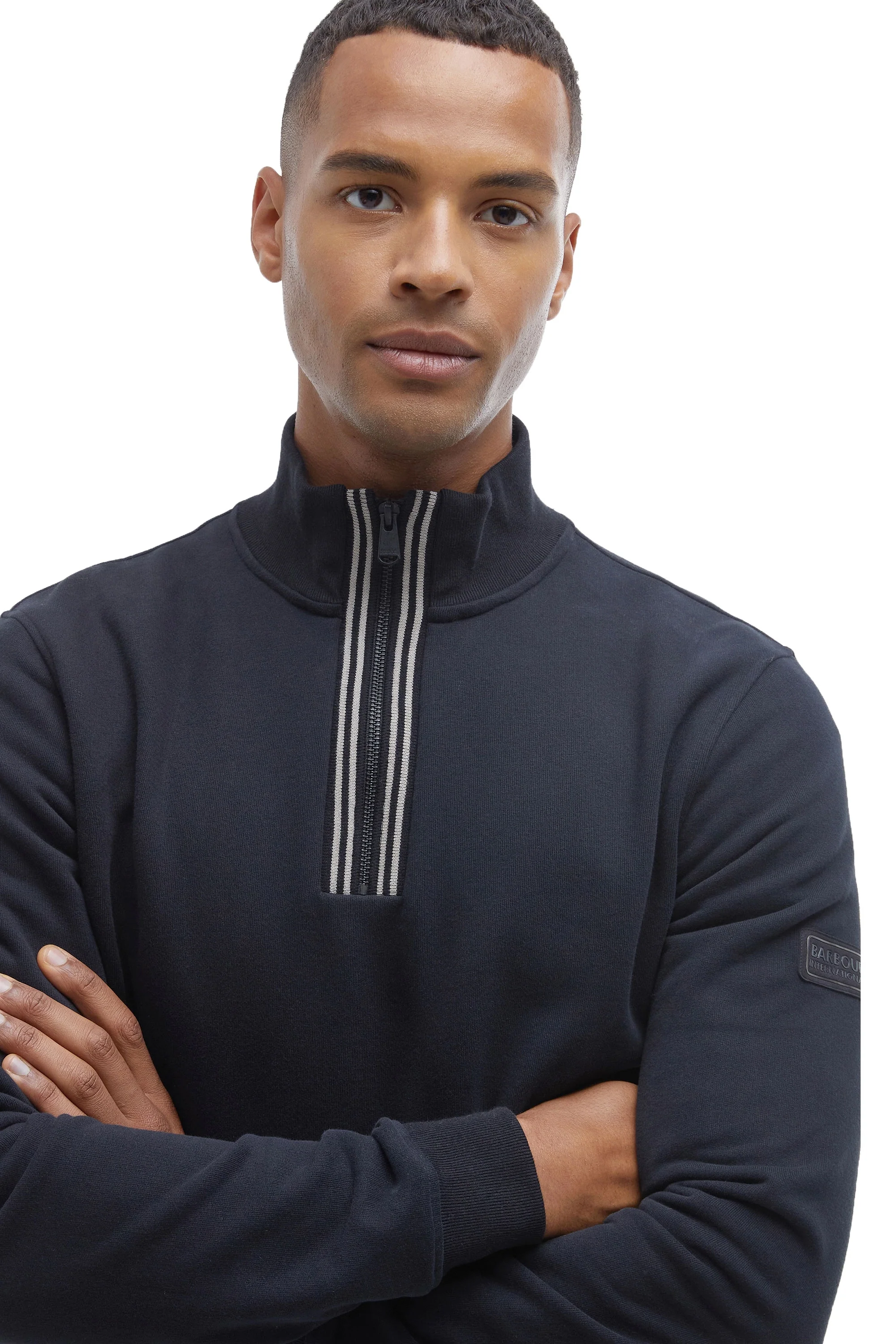 Barbour International Lincoln Sweatshirt Black - Image 3