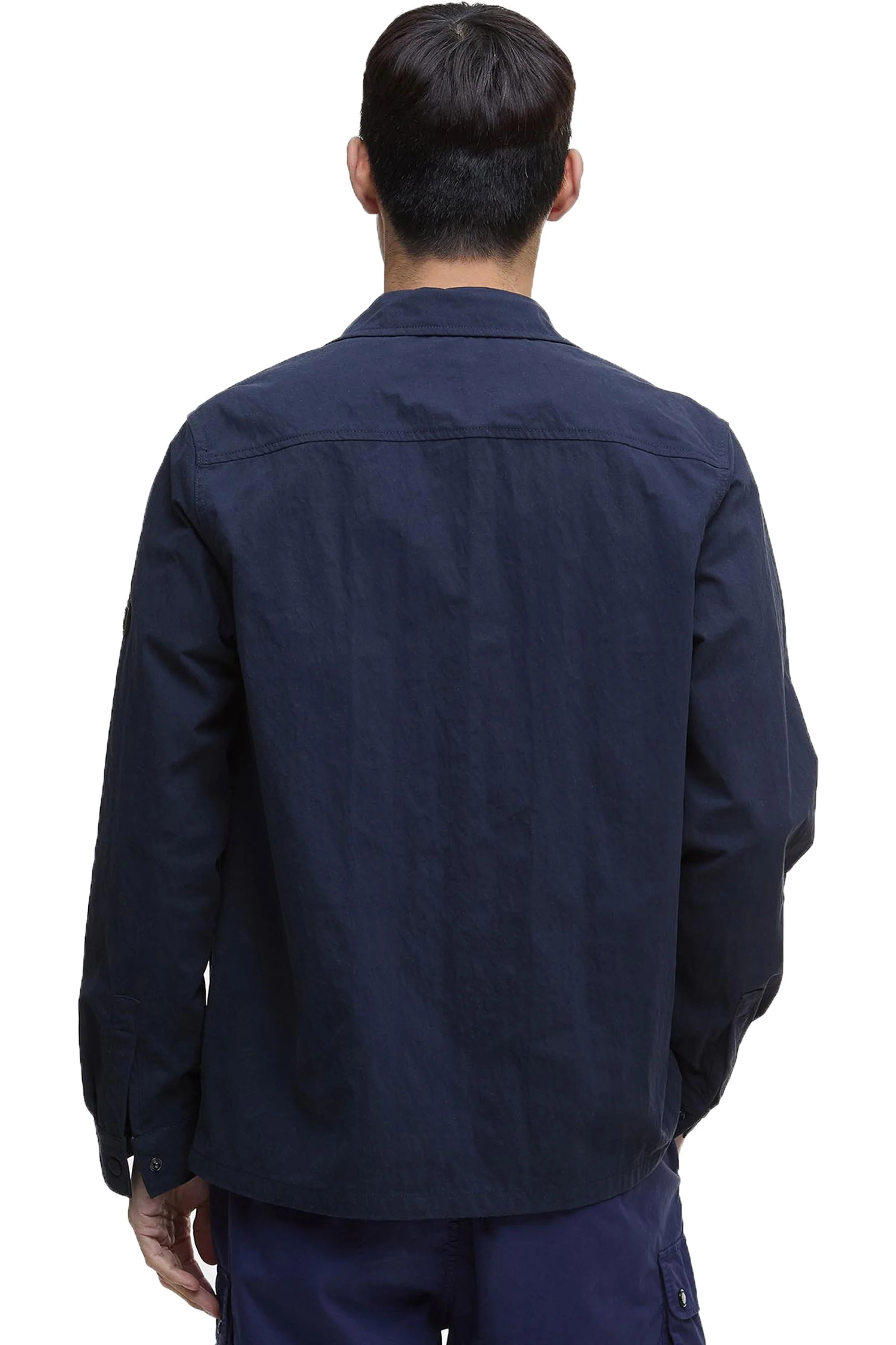 Barbour International Maze Overshirt Navy - Image 2