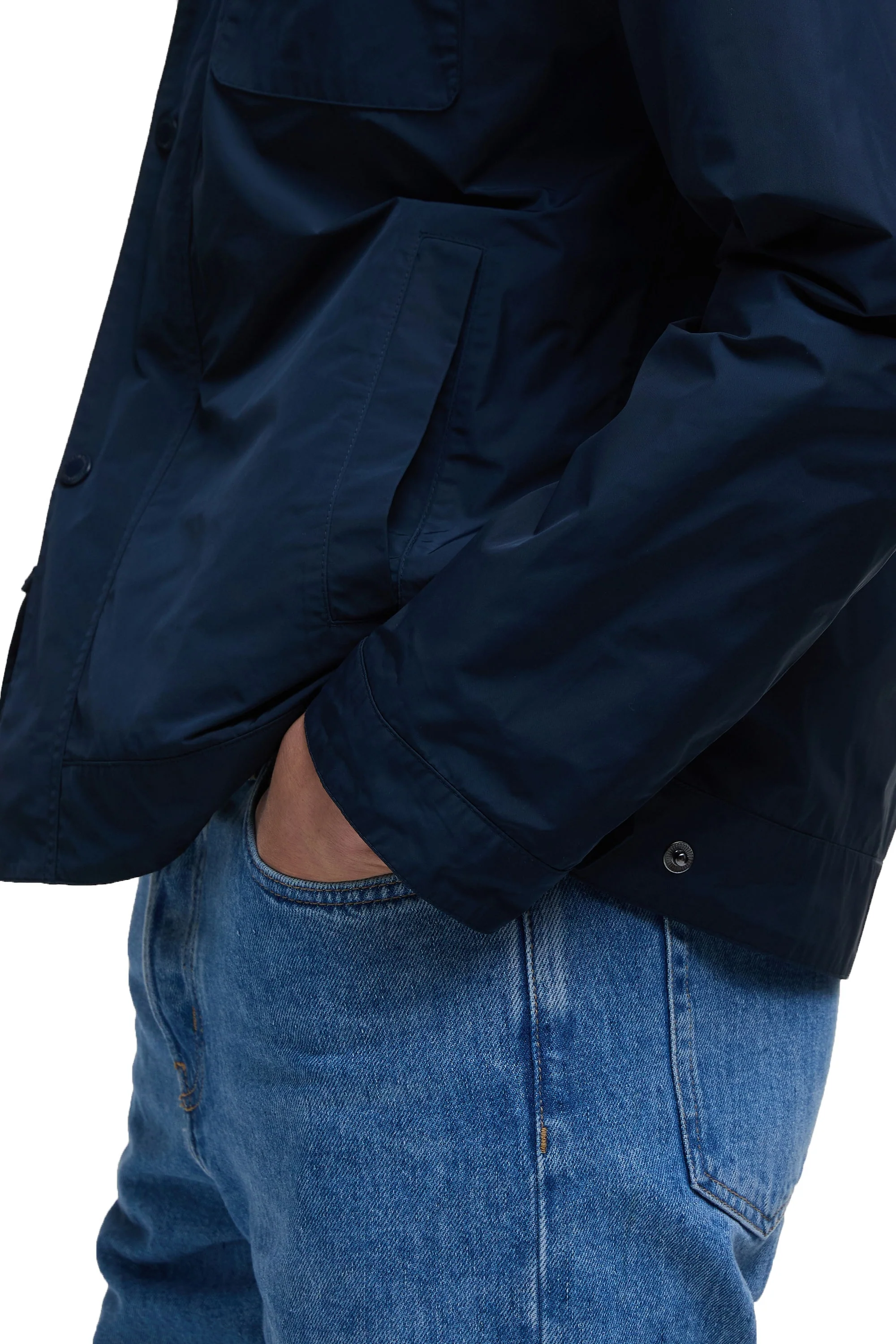 Barbour International Merton Shell Showerproof Jacket Navy - Image 4