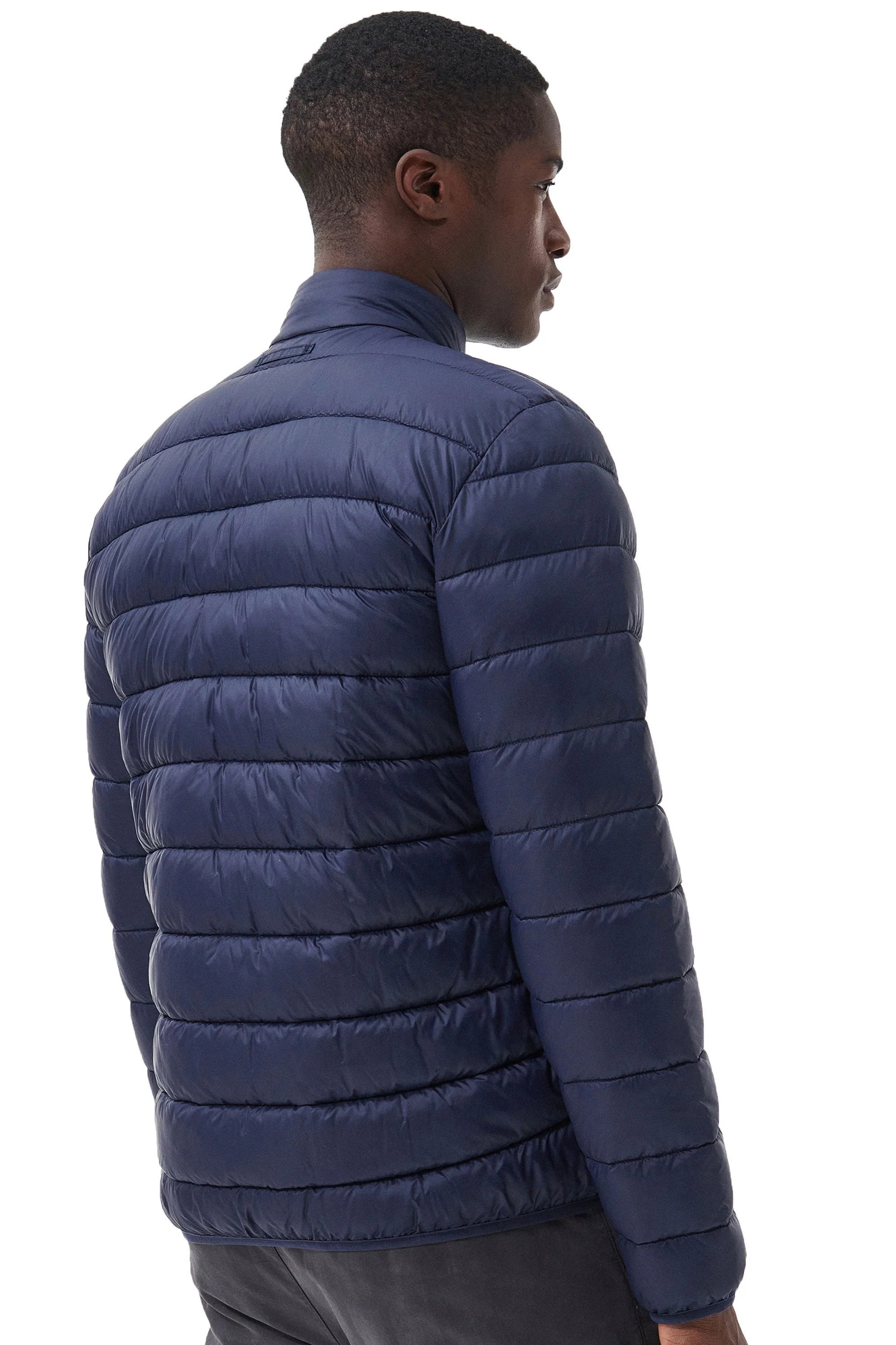 Barbour International Reed Quilted Jacket Navy - Image 2