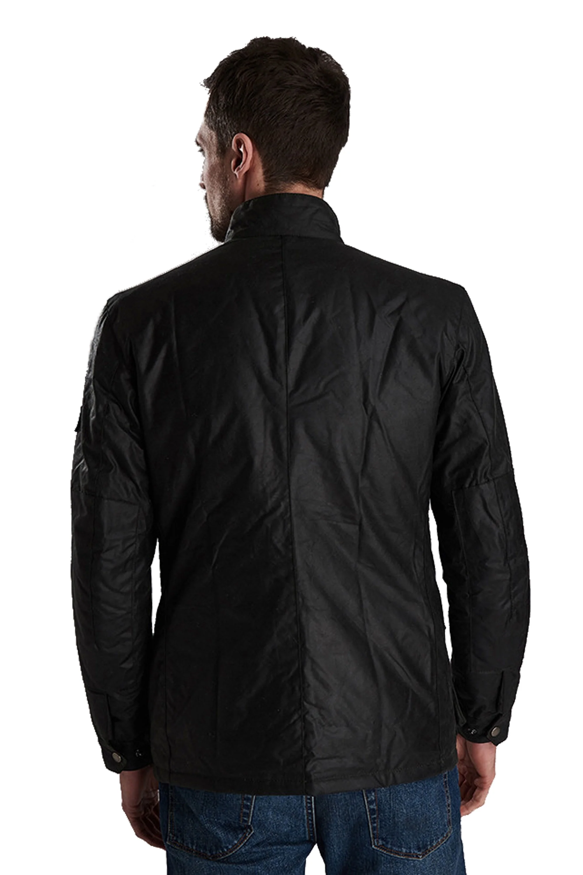 Barbour International Tourer Wax Duke Jacket Sage - Image 3