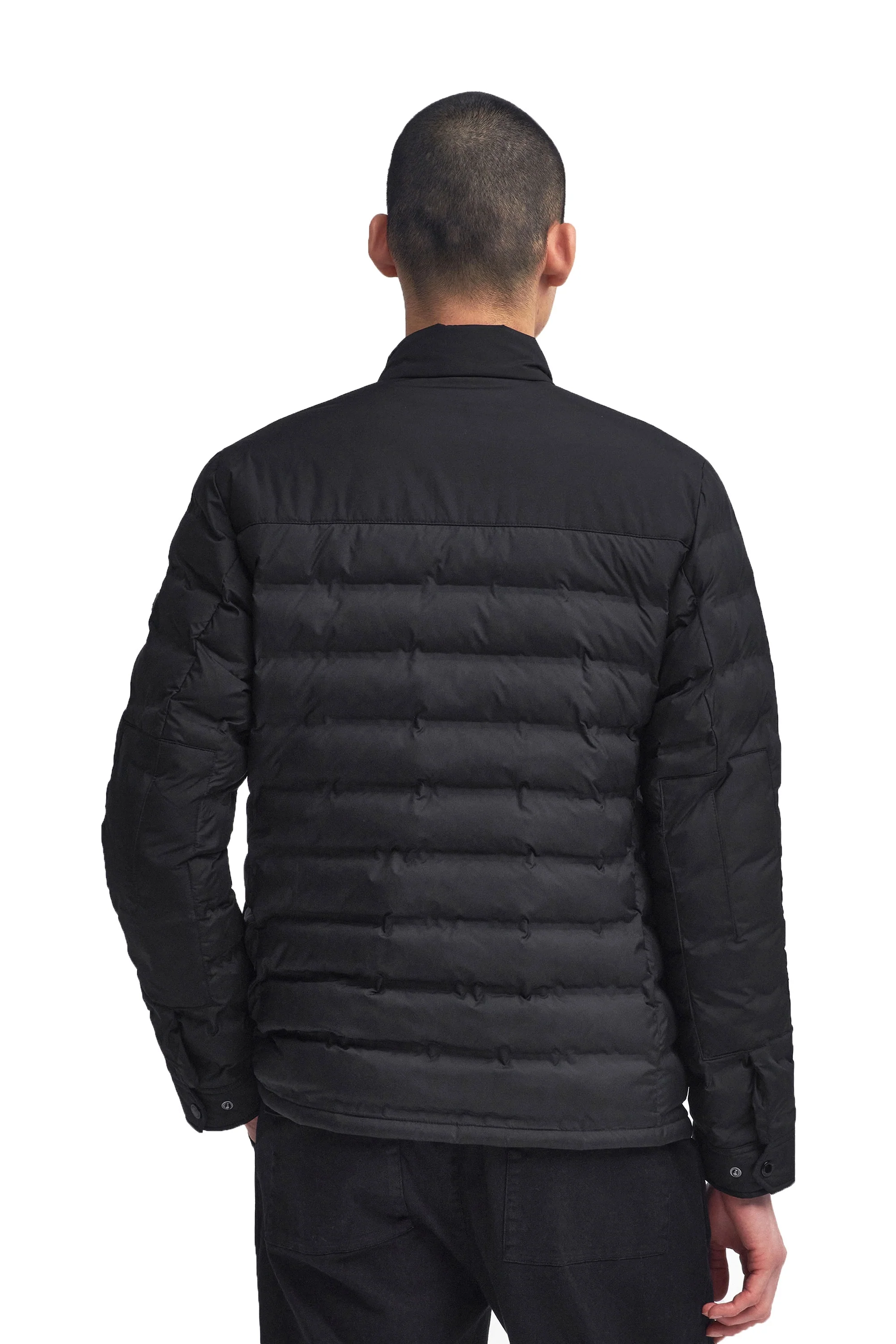 Barbour International Welded Ariel Puffer Jacket Black - Image 3