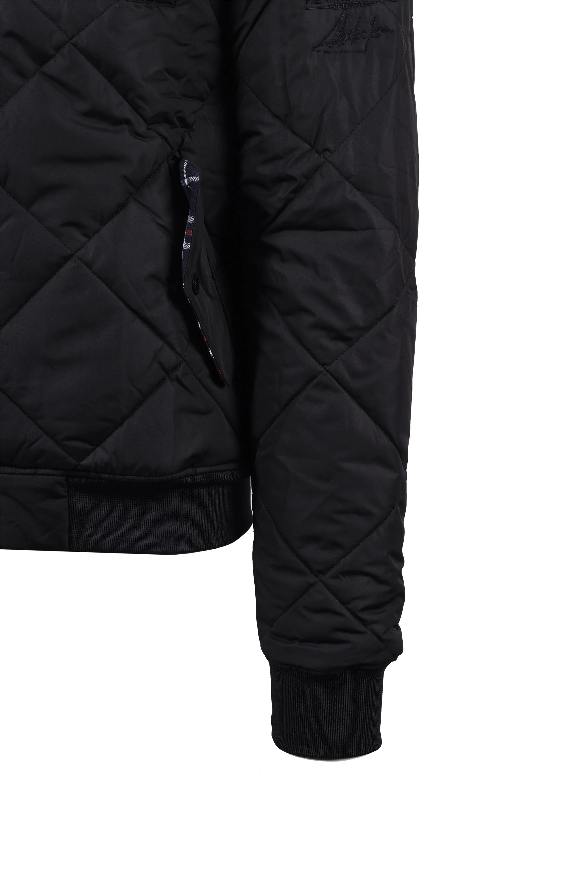 Barbour Intl Steve McQueen Quilted Merchant Jacket Black - Image 3