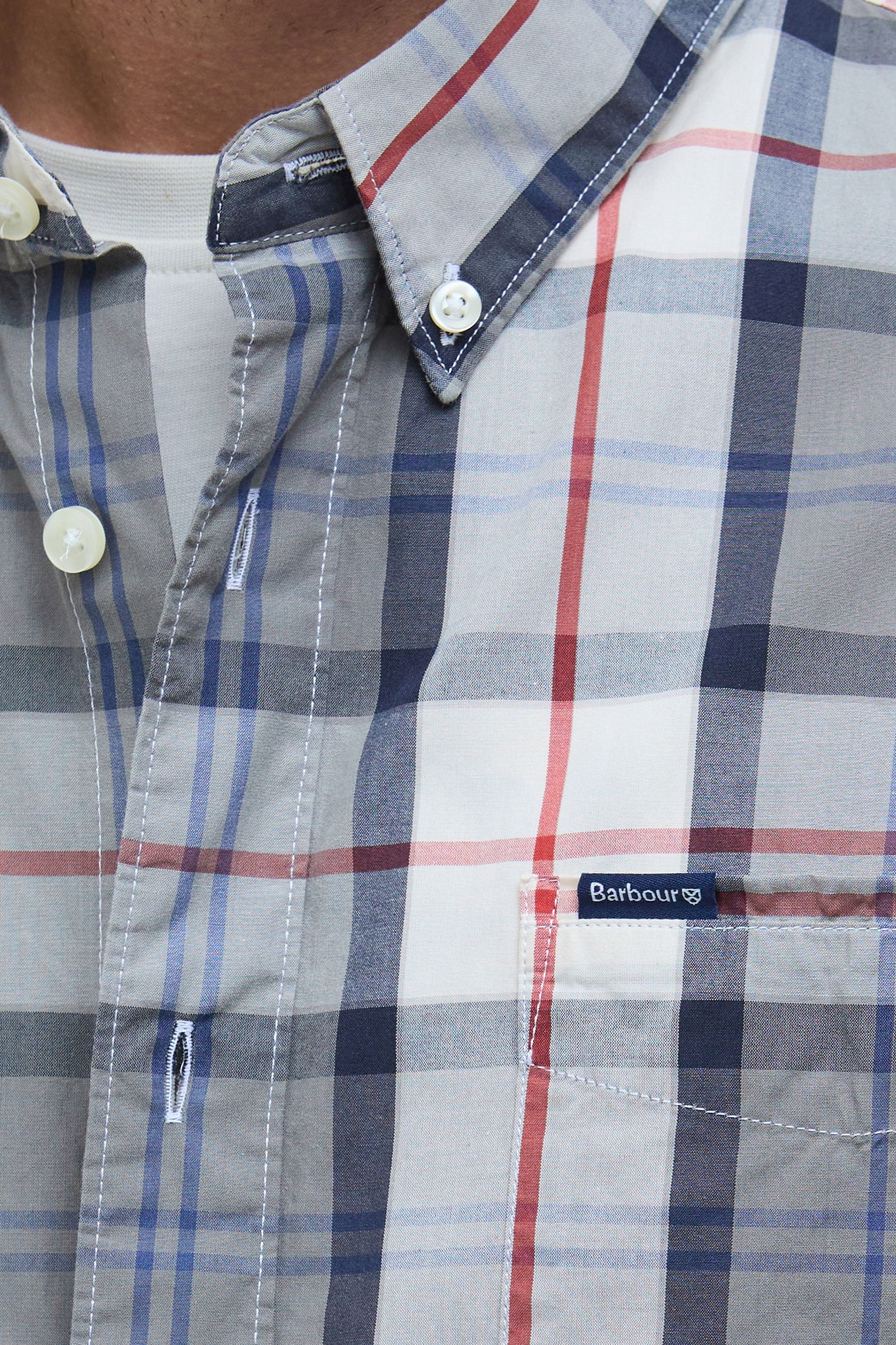 Barbour Laggon Shirt Bleached Pine - Image 4