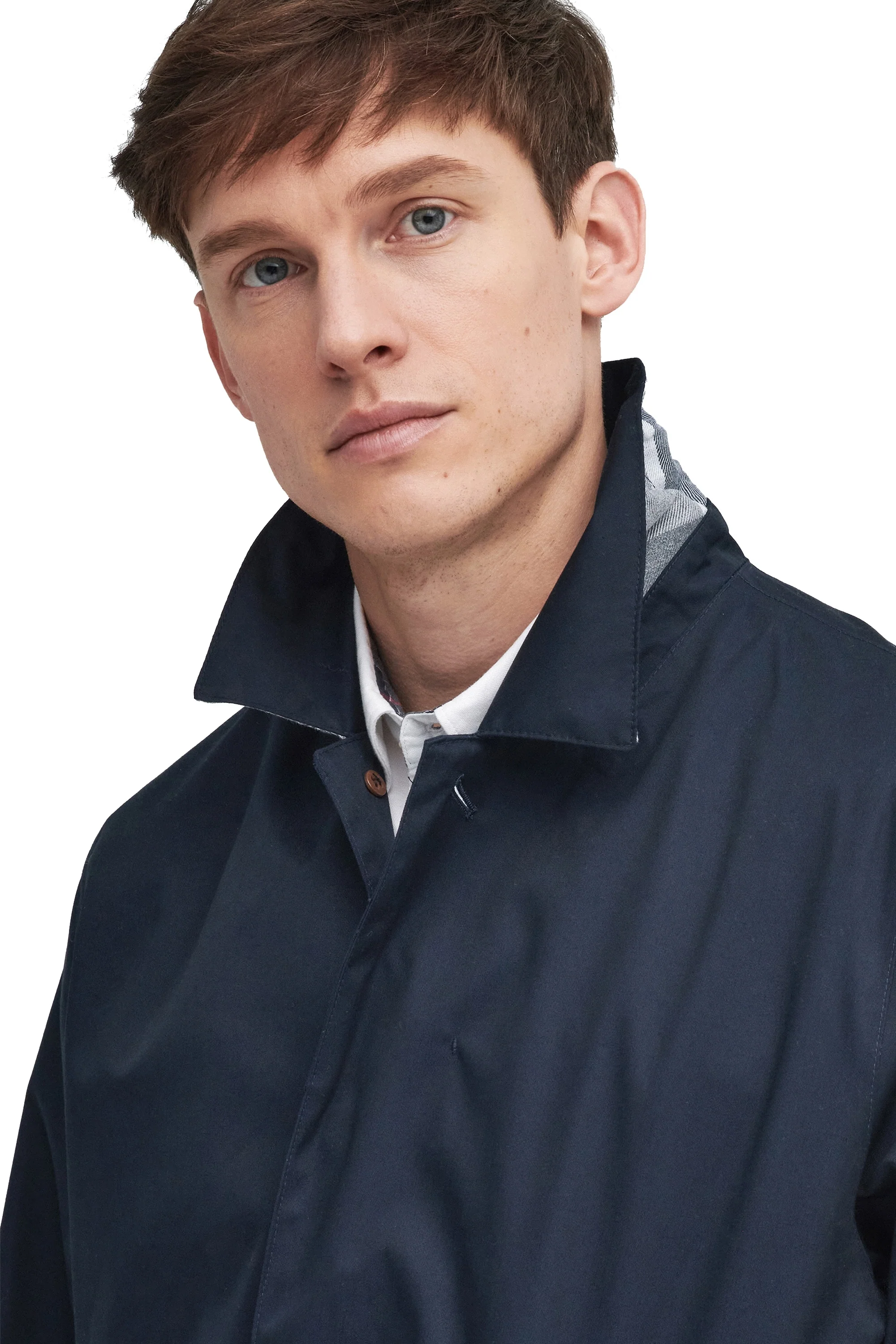 Barbour Lorden Waterproof Jacket Navy - Image 2
