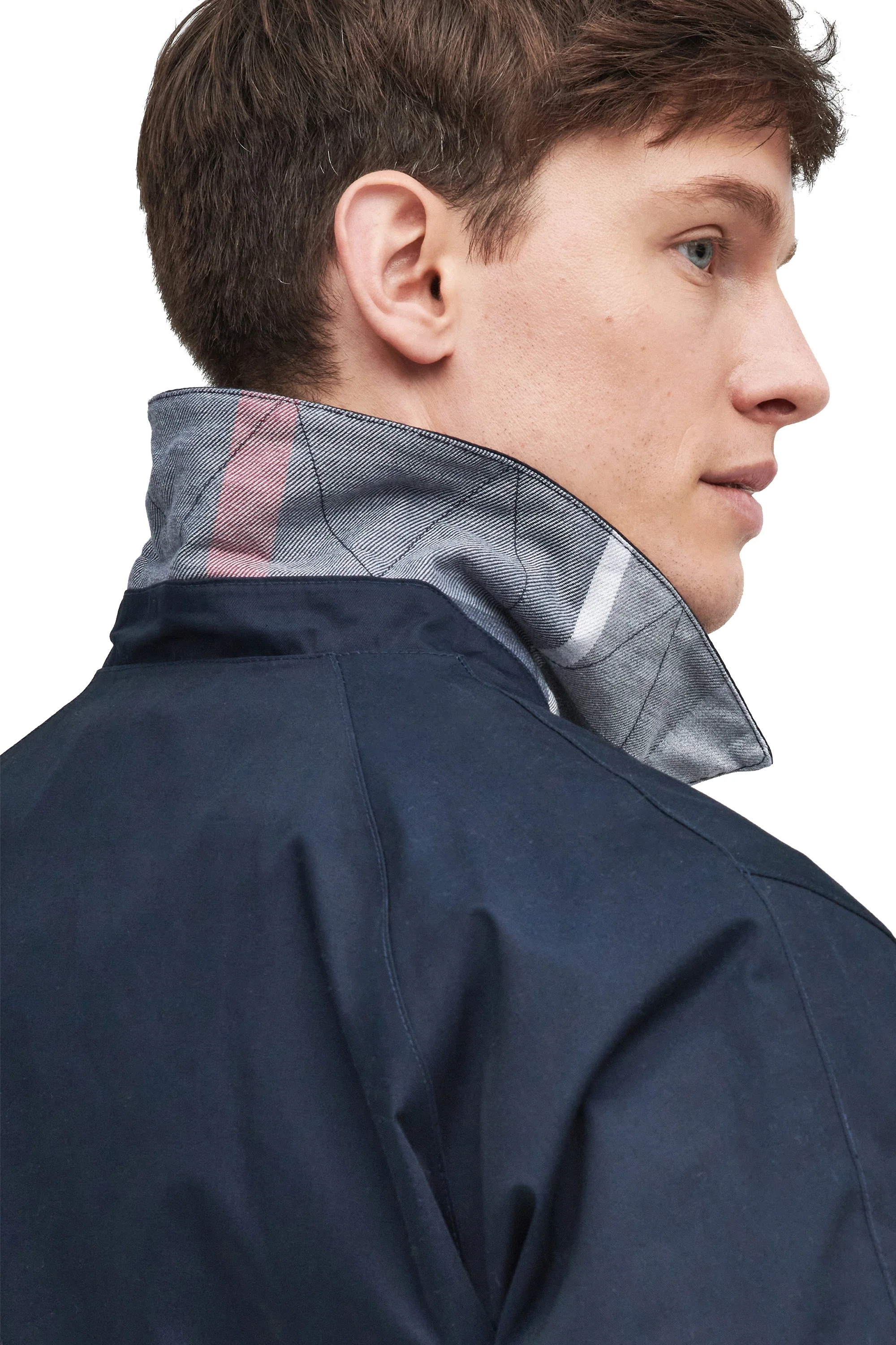 Barbour Lorden Waterproof Jacket Navy - Image 3
