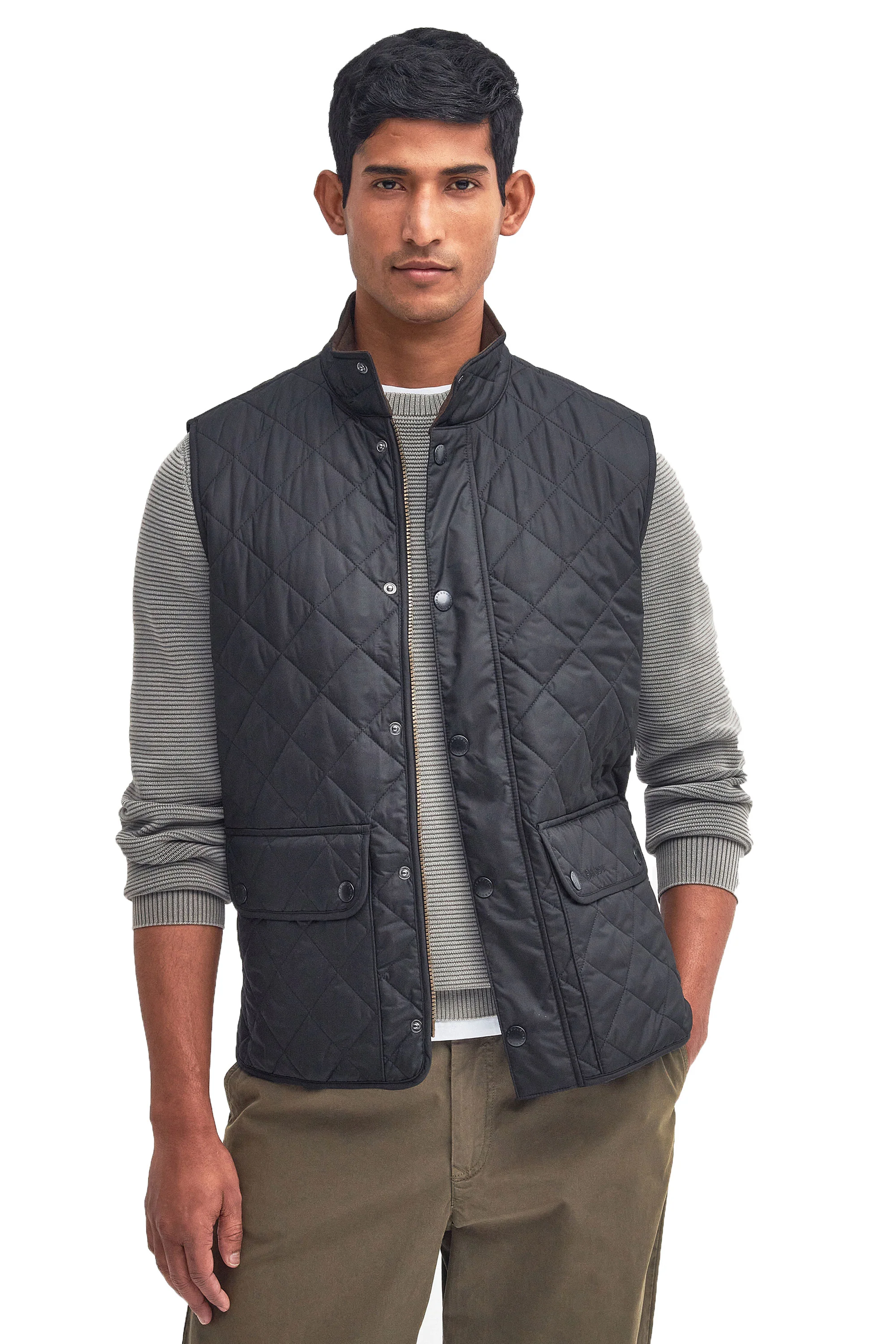 Barbour Lowerdale Quilted Gilet Navy - Image 2