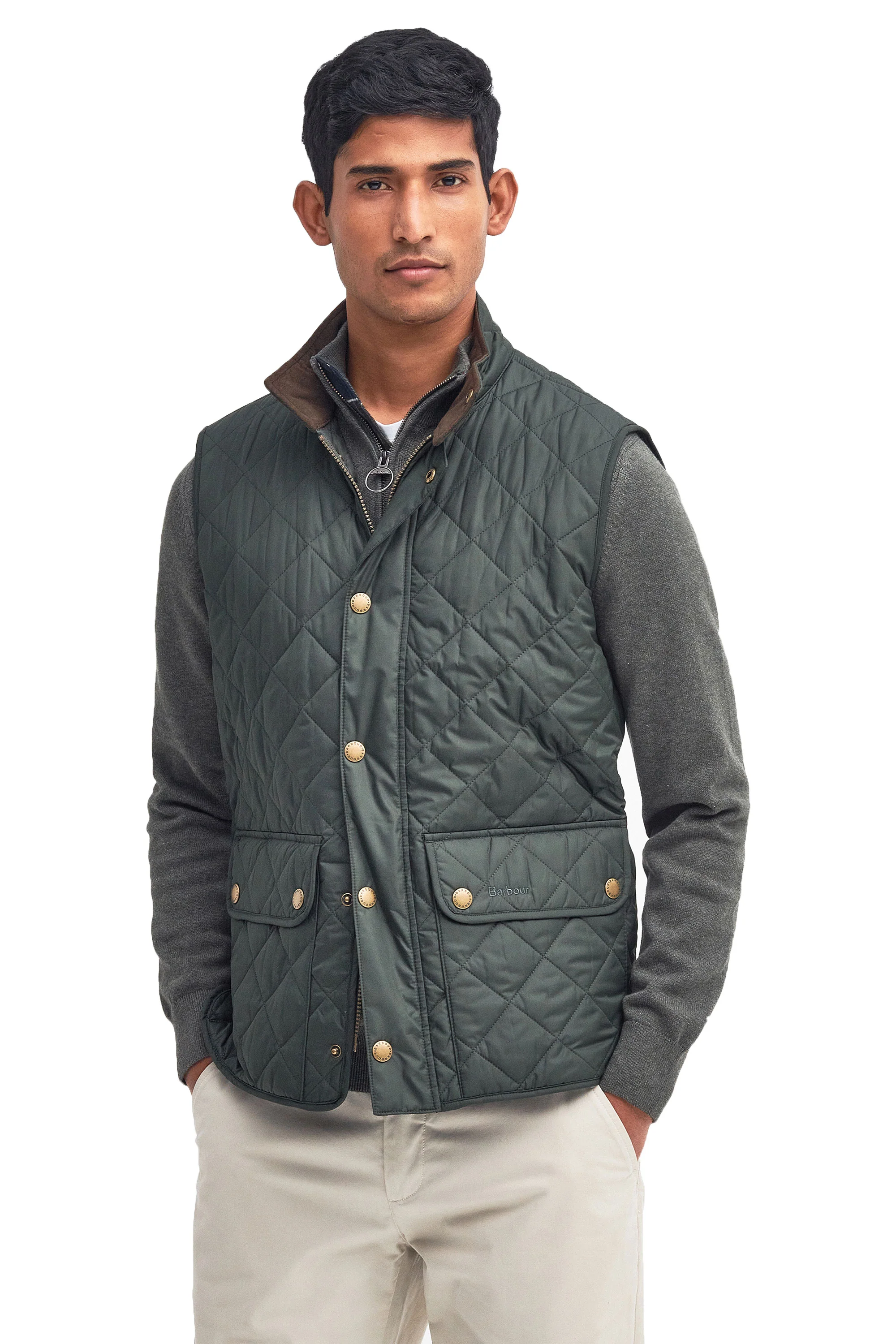 Barbour Lowerdale Quilted Gilet Sage - Image 2