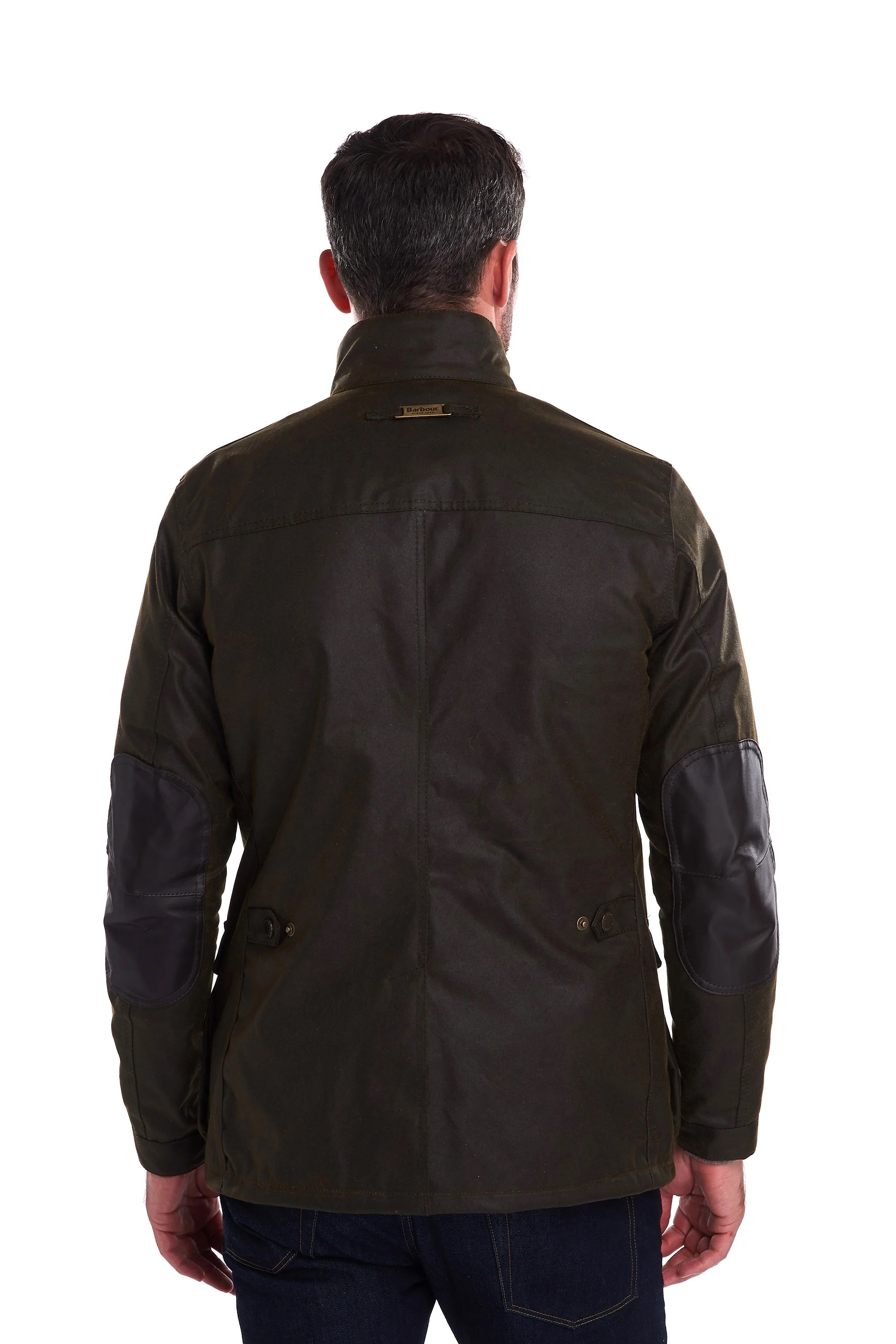 Barbour Ogston Wax Jacket Olive - Image 4