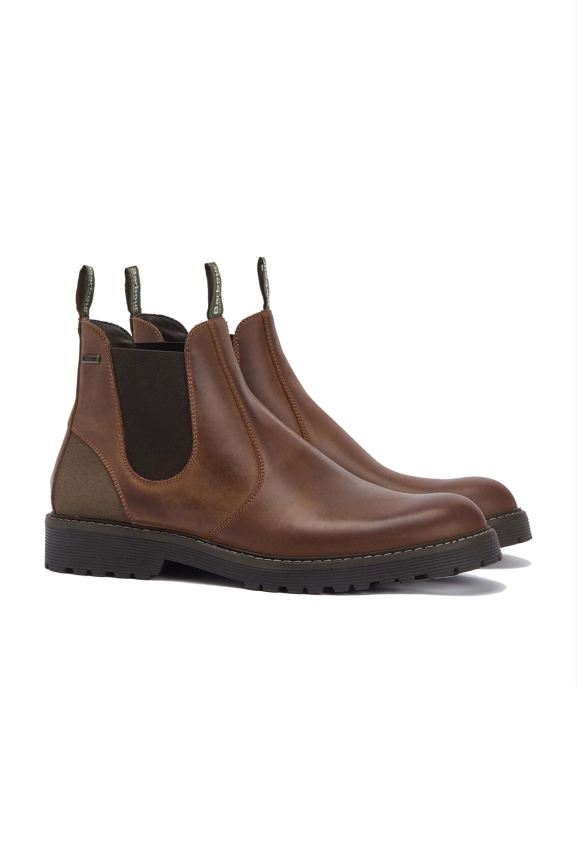 Barbour Patton Chelsea Boot Teak - Image 2