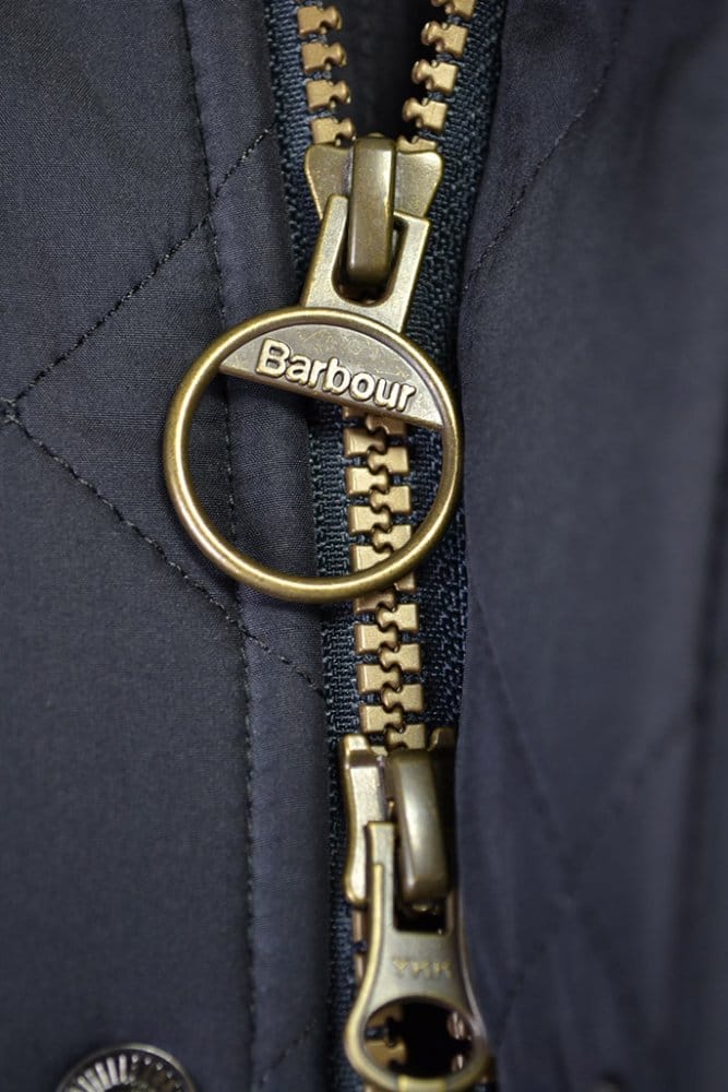Barbour Powell Quilted Jacket Navy - Image 5