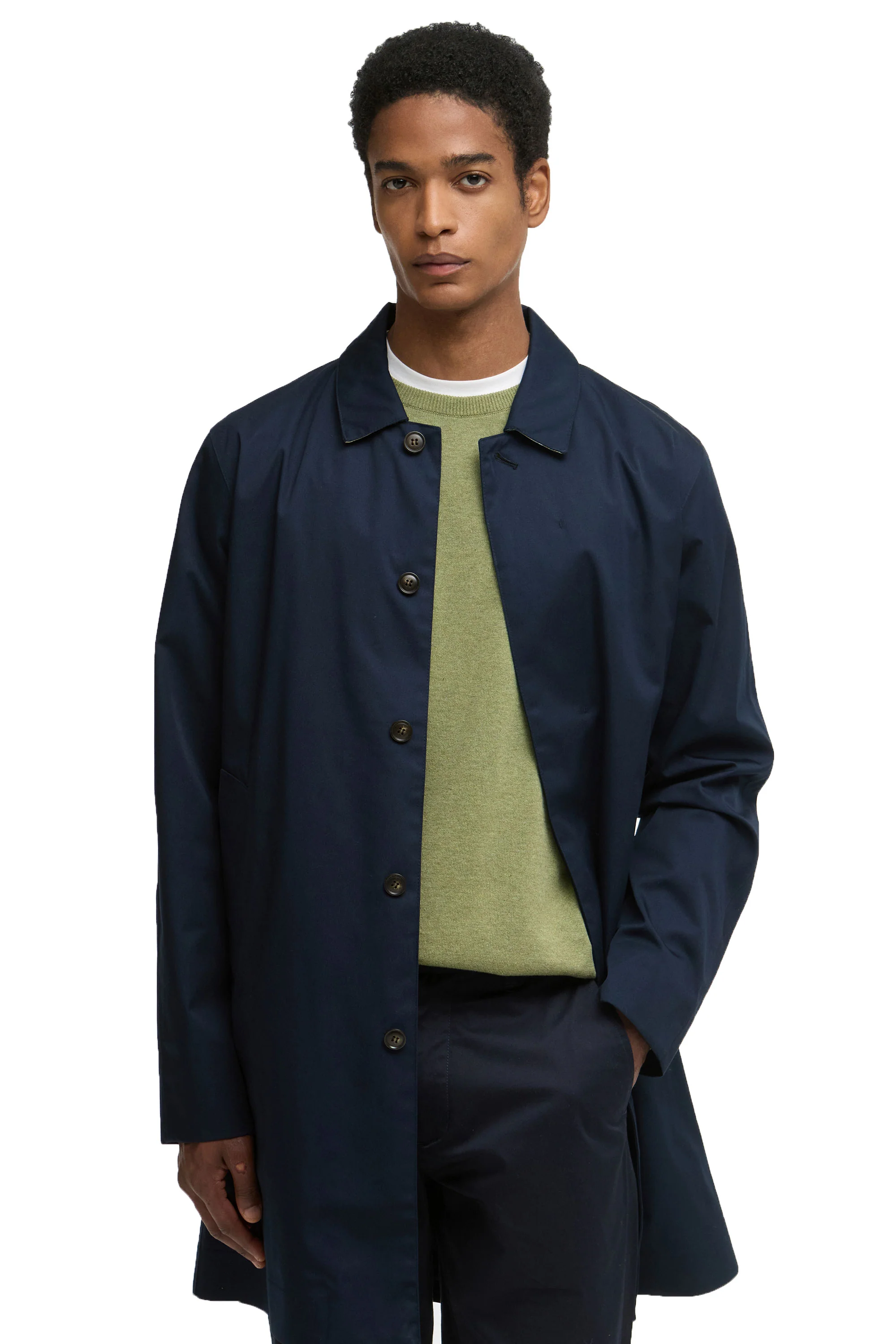 Barbour Rokig Waterproof Jacket Navy - Image 2