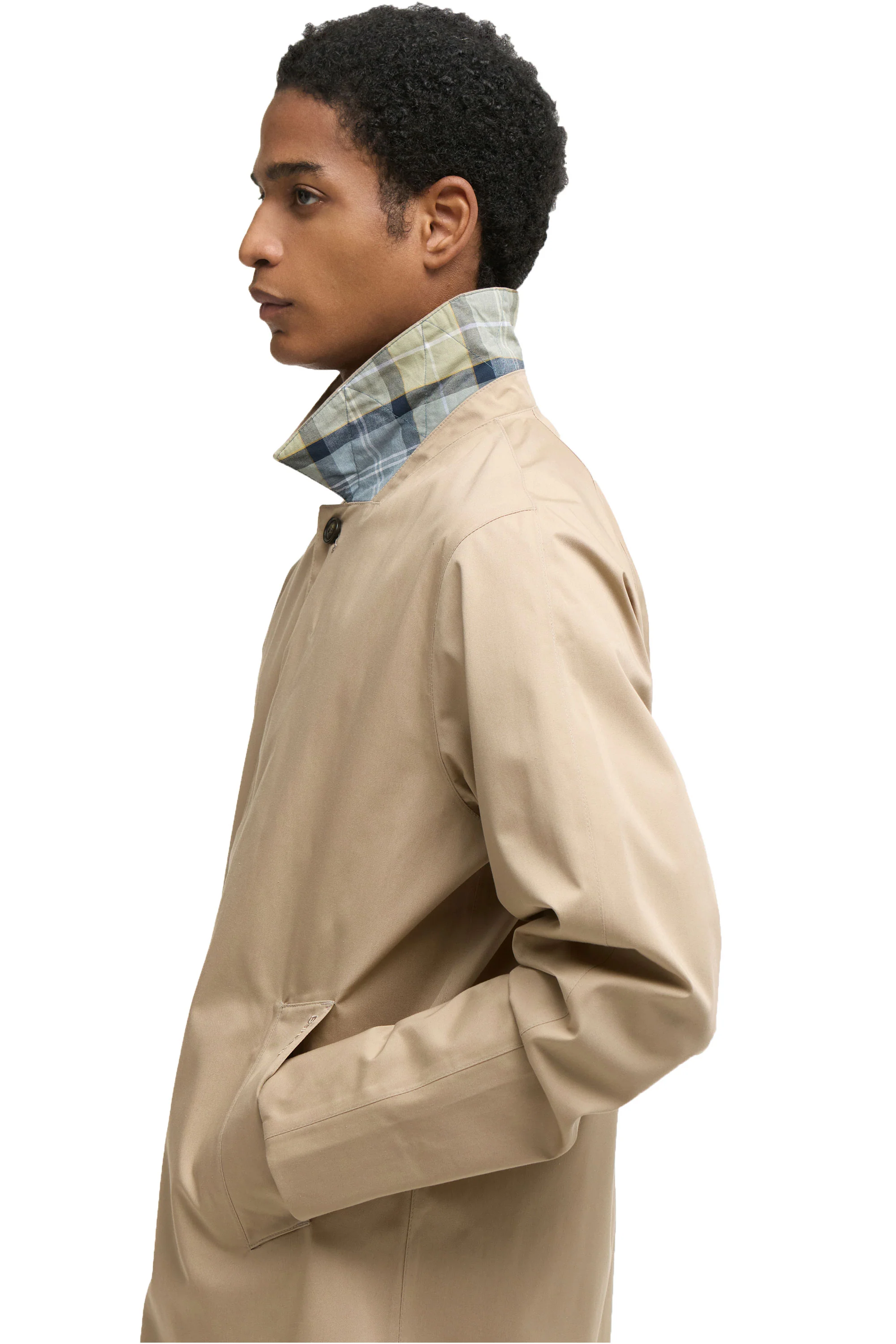 Barbour Rokig Waterproof Jacket Washed Stone - Image 2