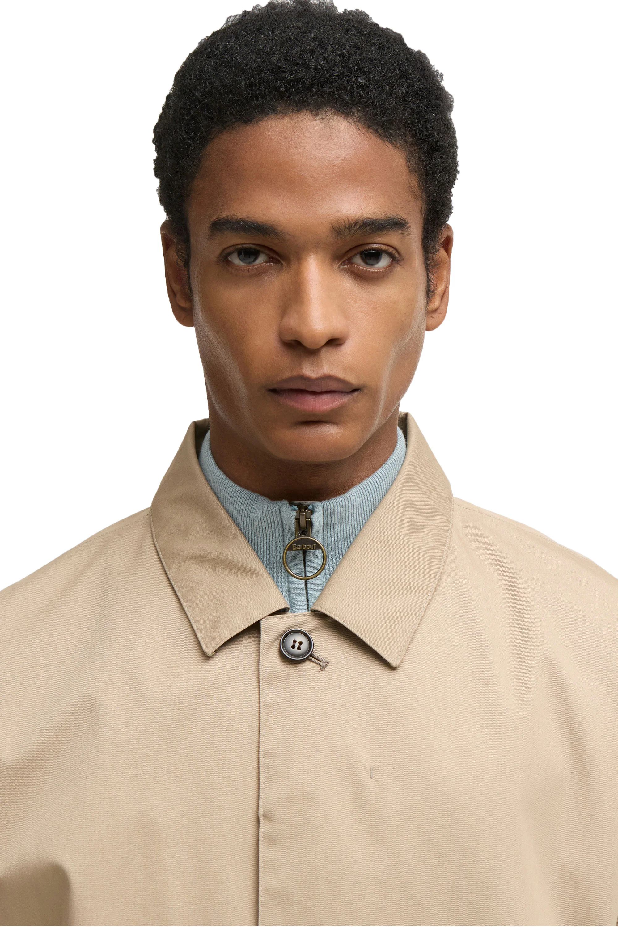 Barbour Rokig Waterproof Jacket Washed Stone - Image 3