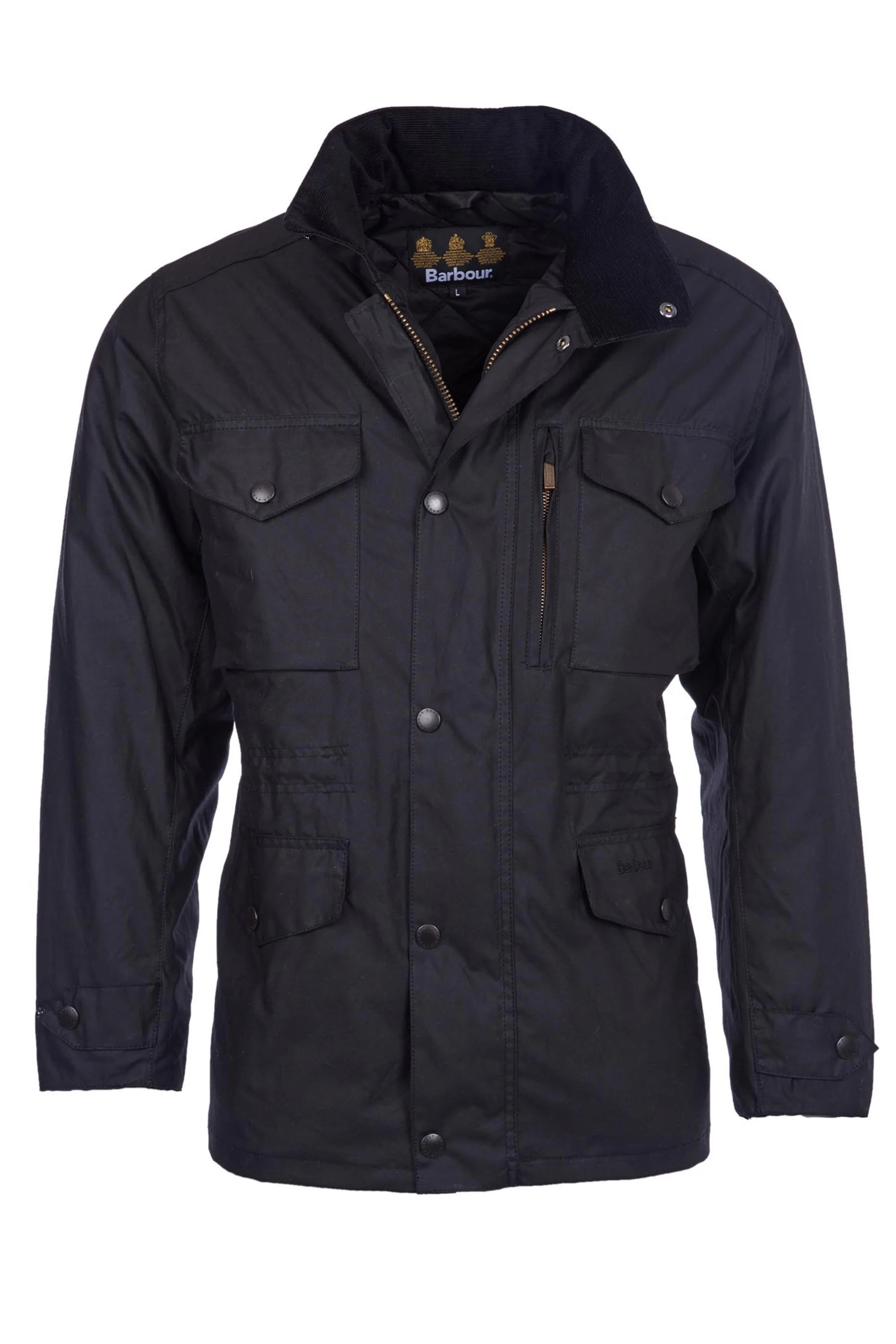 Barbour Sapper Wax Jacket Black