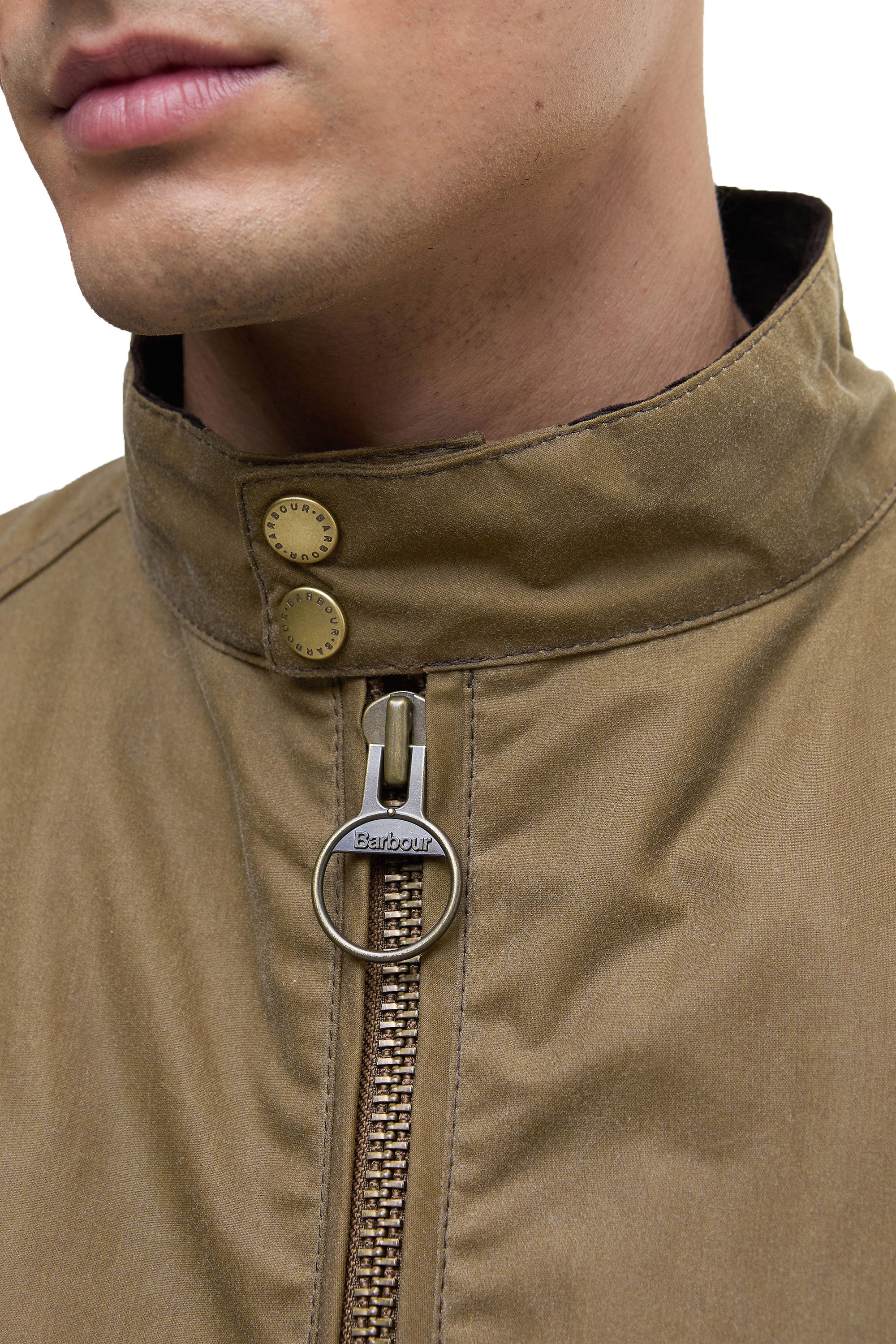 Barbour Steve McQueen Merchant Wax Jacket Sand - Image 5